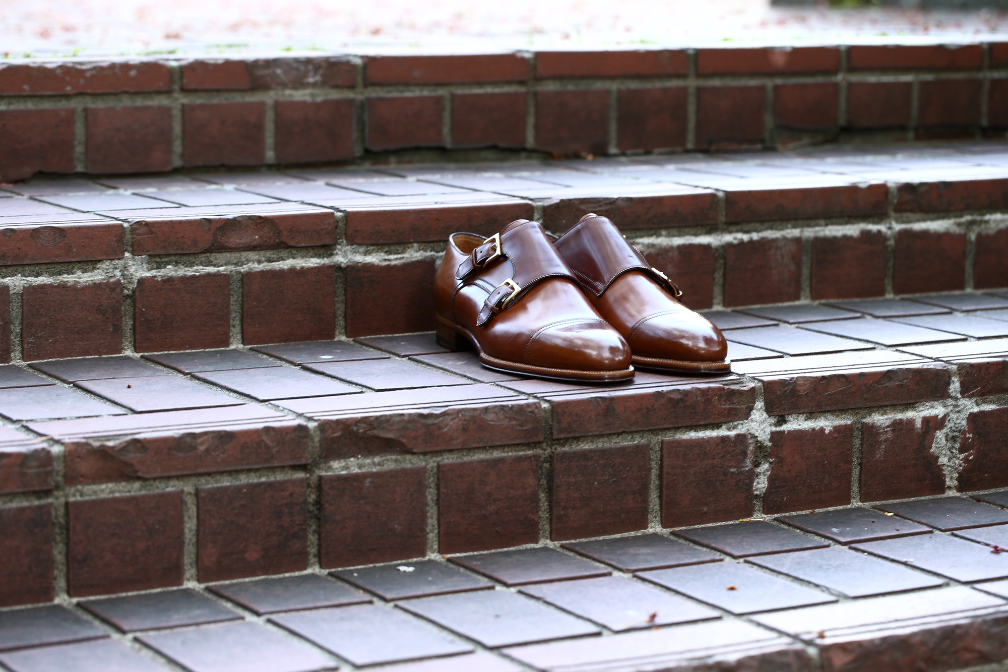 ENZO BONAFE (エンツォボナフェ) ART.EB-27 Double Monk Strap Shoes Horween Shell Cordovan Leather ホーウィン社シェルコードバンレザー ダブルモンクストラップシューズ BOURBON (バーボン) made in italy (イタリア製) 2018 春夏新作 enzobonafe ダブルモンク ドレス ボナフェ レザーシューズ 愛知 名古屋 Alto e Diritto アルト エ デリット