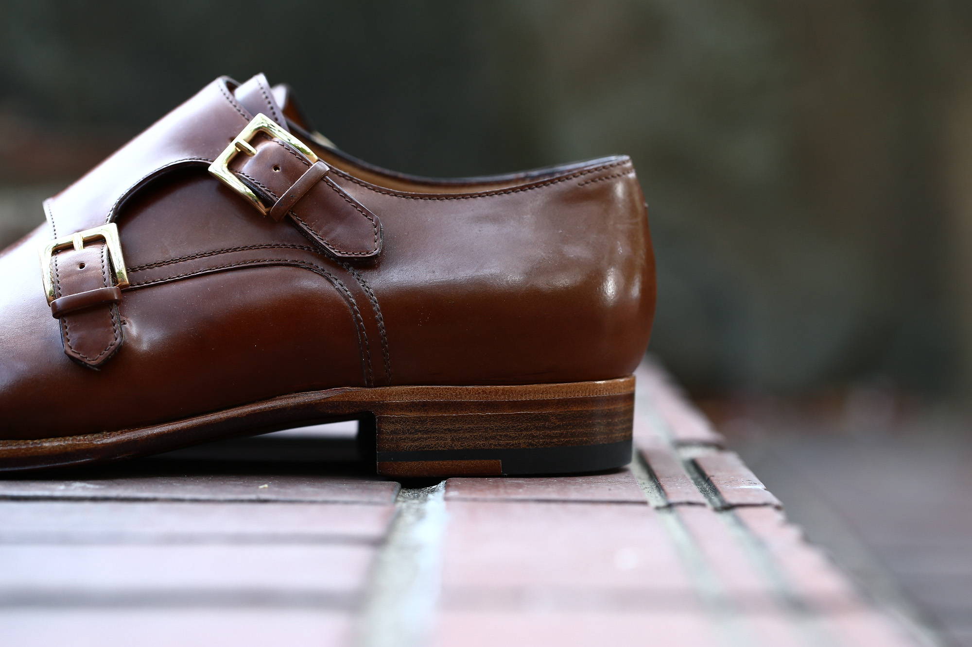 ENZO BONAFE (エンツォボナフェ) ART.EB-27 Double Monk Strap Shoes Horween Shell Cordovan Leather ホーウィン社シェルコードバンレザー ダブルモンクストラップシューズ BOURBON (バーボン) made in italy (イタリア製) 2018 春夏新作 enzobonafe ダブルモンク ドレス ボナフェ レザーシューズ 愛知 名古屋 Alto e Diritto アルト エ デリット