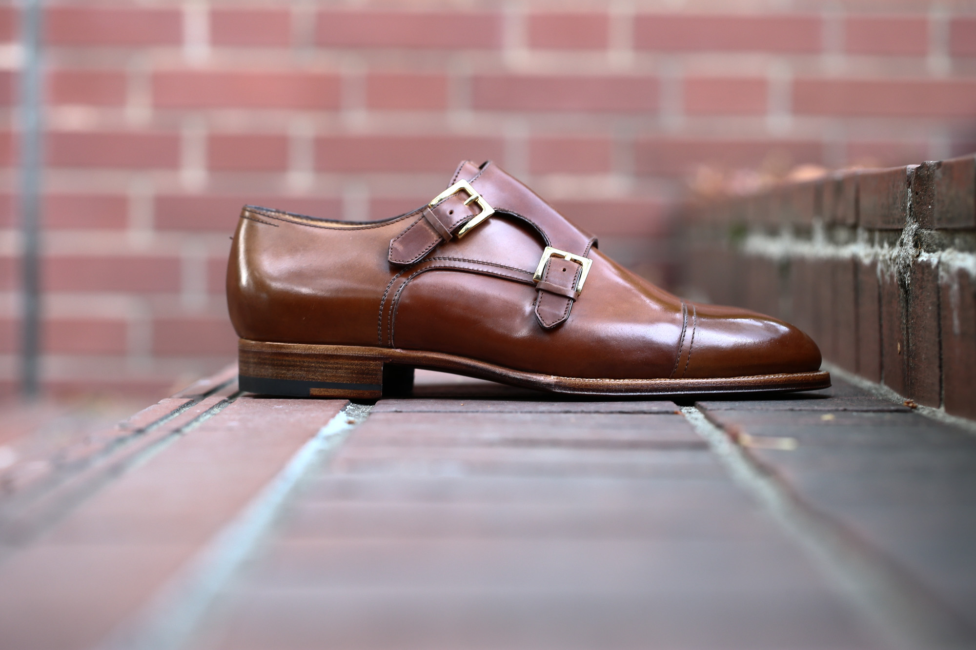 ENZO BONAFE (エンツォボナフェ) ART.EB-27 Double Monk Strap Shoes Horween Shell Cordovan Leather ホーウィン社シェルコードバンレザー ダブルモンクストラップシューズ BOURBON (バーボン) made in italy (イタリア製) 2018 春夏新作 enzobonafe ダブルモンク ドレス ボナフェ レザーシューズ 愛知 名古屋 Alto e Diritto アルト エ デリット