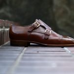 ENZO BONAFE (エンツォボナフェ) ART.EB-27 Double Monk Strap Shoes Horween Shell Cordovan Leather ホーウィン社シェルコードバンレザー ダブルモンクストラップシューズ BOURBON (バーボン) made in italy (イタリア製) 2018 春夏新作のイメージ