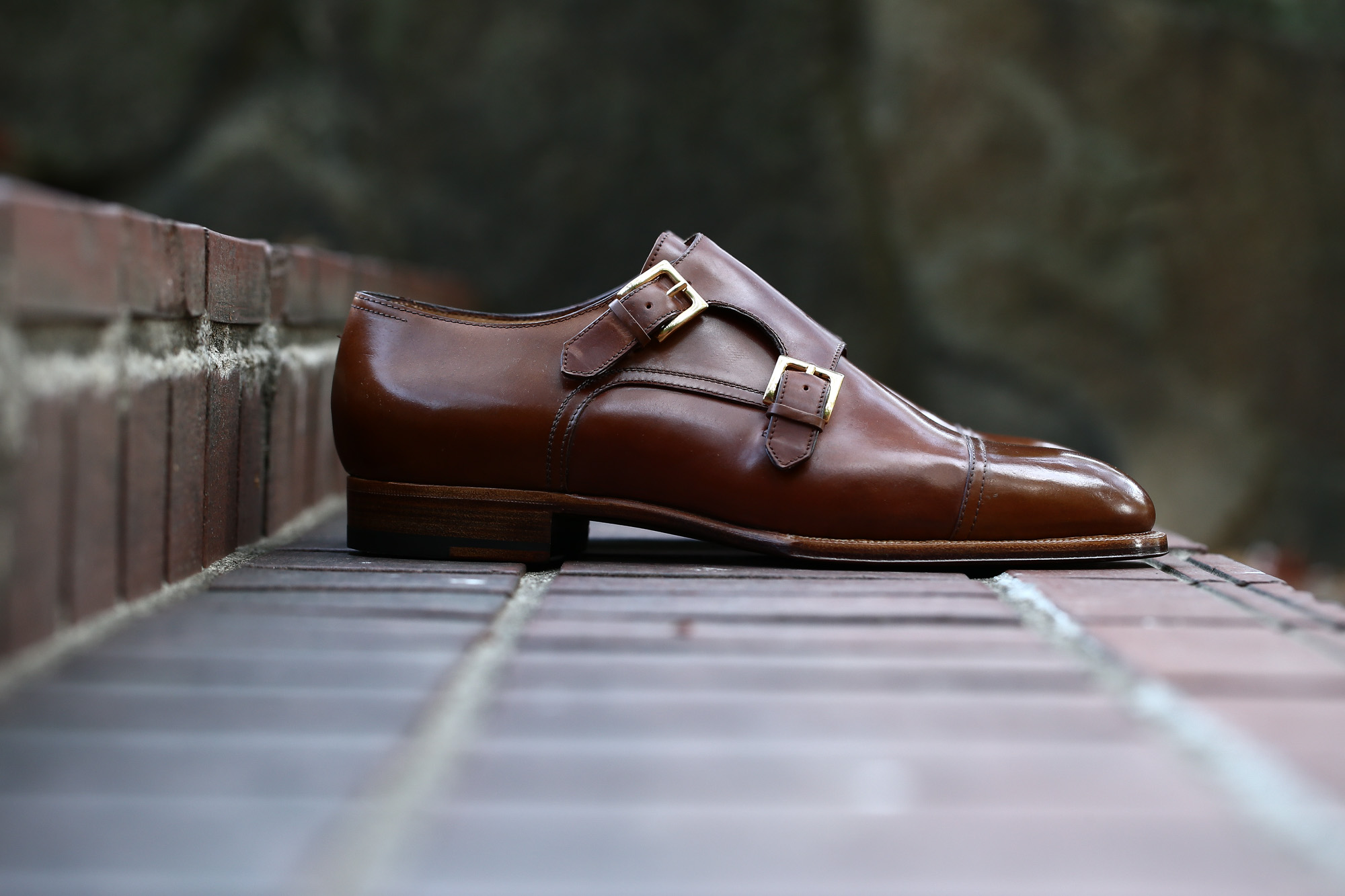 ENZO BONAFE (エンツォボナフェ) ART.EB-27 Double Monk Strap Shoes Horween Shell Cordovan Leather ホーウィン社シェルコードバンレザー ダブルモンクストラップシューズ BOURBON (バーボン) made in italy (イタリア製) 2018 春夏新作 enzobonafe ダブルモンク ドレス ボナフェ レザーシューズ 愛知 名古屋 Alto e Diritto アルト エ デリット