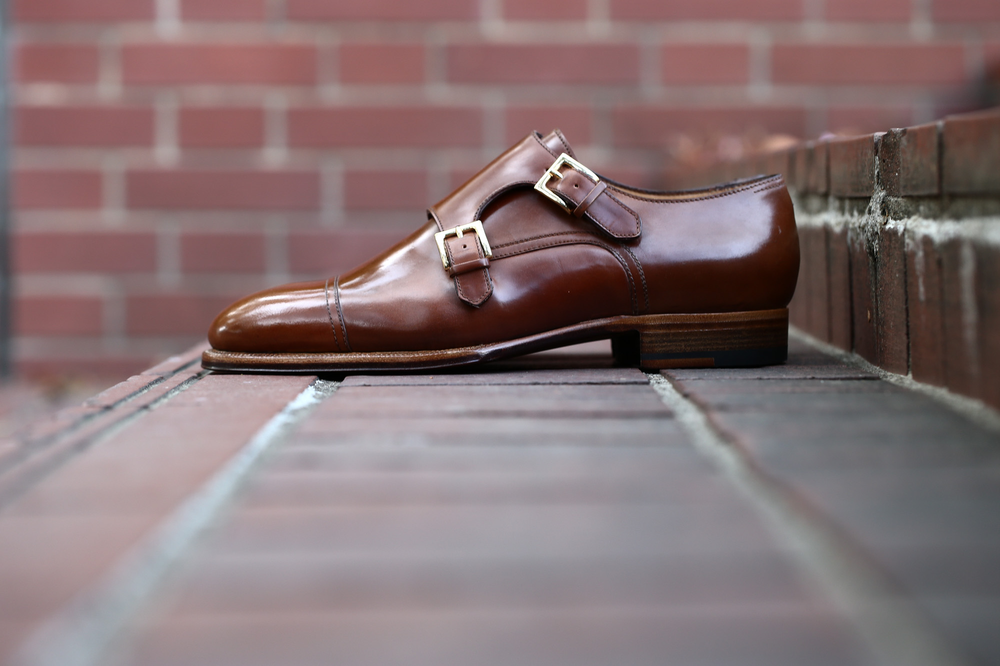 ENZO BONAFE (エンツォボナフェ) ART.EB-27 Double Monk Strap Shoes Horween Shell Cordovan Leather ホーウィン社シェルコードバンレザー ダブルモンクストラップシューズ BOURBON (バーボン) made in italy (イタリア製) 2018 春夏新作 enzobonafe ダブルモンク ドレス ボナフェ レザーシューズ 愛知 名古屋 Alto e Diritto アルト エ デリット