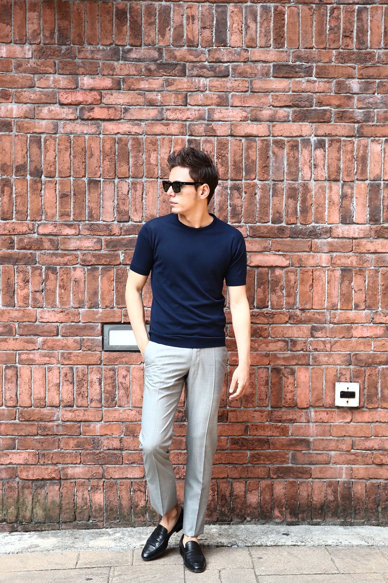 INCOTEX (インコテックス) N35 SLIM FIT (1NG35N) URBAN TRAVELER (アーバントラベラー) SUPER 120’S URBAN TRAVELER TROPICAL 撥水トロピカルウール サマーウール スラックス LIGHT GRAY (ライトグレー・900) 2018 春夏新作 incotex インコテックス 愛知 名古屋 Alto e Diritto アルト エ デリット