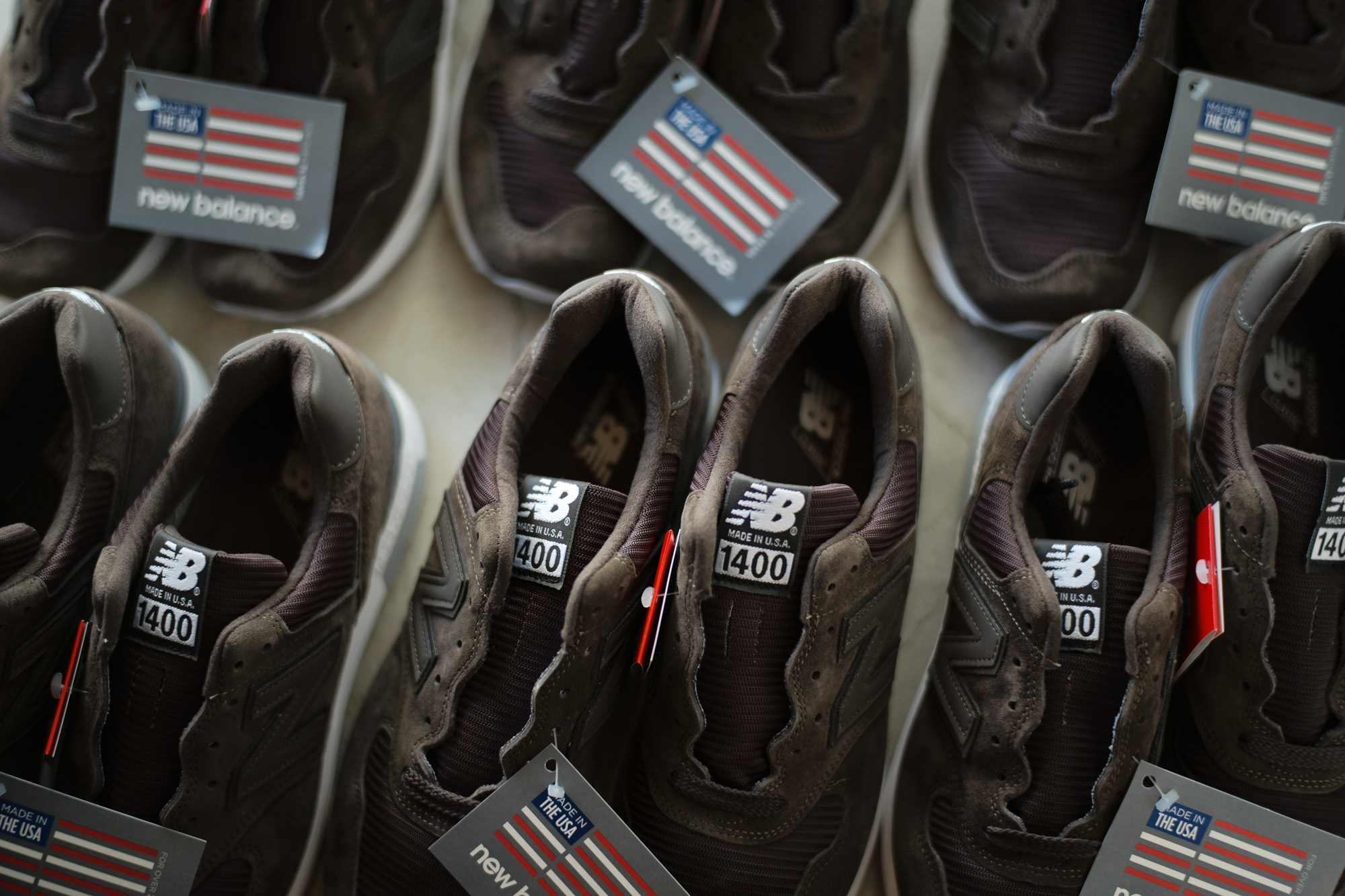 new balance (ニューバランス) M1400 MI LIMITED EDITION レザースニーカー BLACK OLIVE (ブラック オリーブ・MI) Made in USA (アメリカ製) 2018 春夏新作