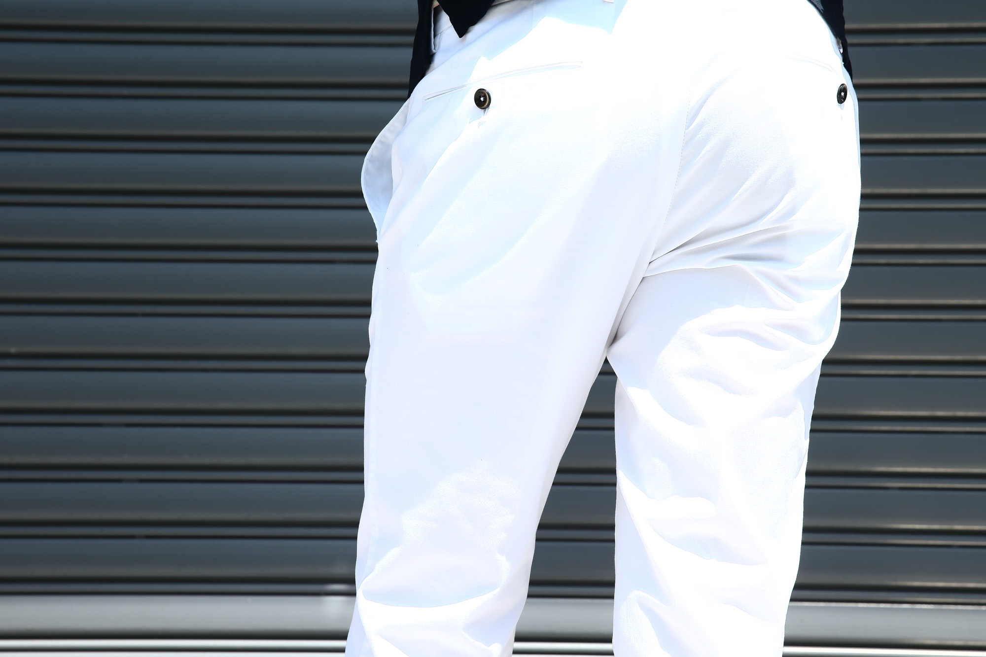 PT01 (ピーティーゼロウーノ) BUSINESS (ビジネス) SUPER SLIM FIT (スーパースリムフィット) Lux Cloth ストレッチ コットン スラックス パンツ WHITE (ホワイト・0010) 2018 春夏新作 pt01 チノ　チノパン チノスラックス 愛知 名古屋 Alto e Diritto アルト エ デリット