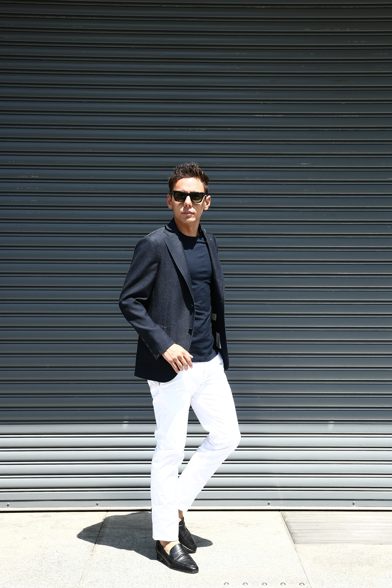 PT01 (ピーティーゼロウーノ) BUSINESS (ビジネス) SUPER SLIM FIT (スーパースリムフィット) Lux Cloth ストレッチ コットン スラックス パンツ WHITE (ホワイト・0010) 2018 春夏新作 pt01 チノ　チノパン チノスラックス 愛知 名古屋 Alto e Diritto アルト エ デリット