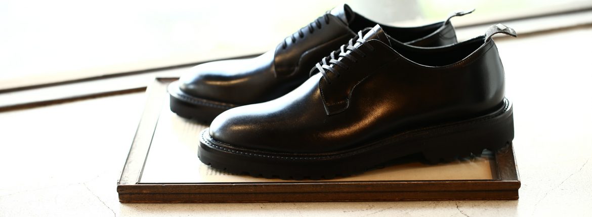 WH (ダブルエイチ) WH-0001(WHS-0001) Plane Toe Shoes (干場氏 スペシャル モデル) Cruise Last (クルーズラスト) ANNONAY Vocalou Calf Leather プレーントゥシューズ BLACK (ブラック) MADE IN JAPAN(日本製) 2018 春夏新作 【干場氏、坪内氏の直筆サイン入り】【ZODIAC限定 スペシャルアイテム】wh 干場さん 干場スペシャル FORZASTYLE フォルザスタイル 愛知 名古屋 ZODIAC ゾディアック