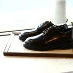 WH(ダブルエイチ) WH-0006(WHS-0006) Plane Toe Shoes  (干場氏 スペシャル モデル) Birdie Last(バーディラスト) ANNONAY Vocalou Calf Leather プレーントゥ シューズ BLACK(ブラック) MADE IN JAPAN(日本製) 2018 春夏新作 【干場氏、坪内氏の直筆サイン入り】【Alto e Diritto限定 スペシャルアイテム】のイメージ