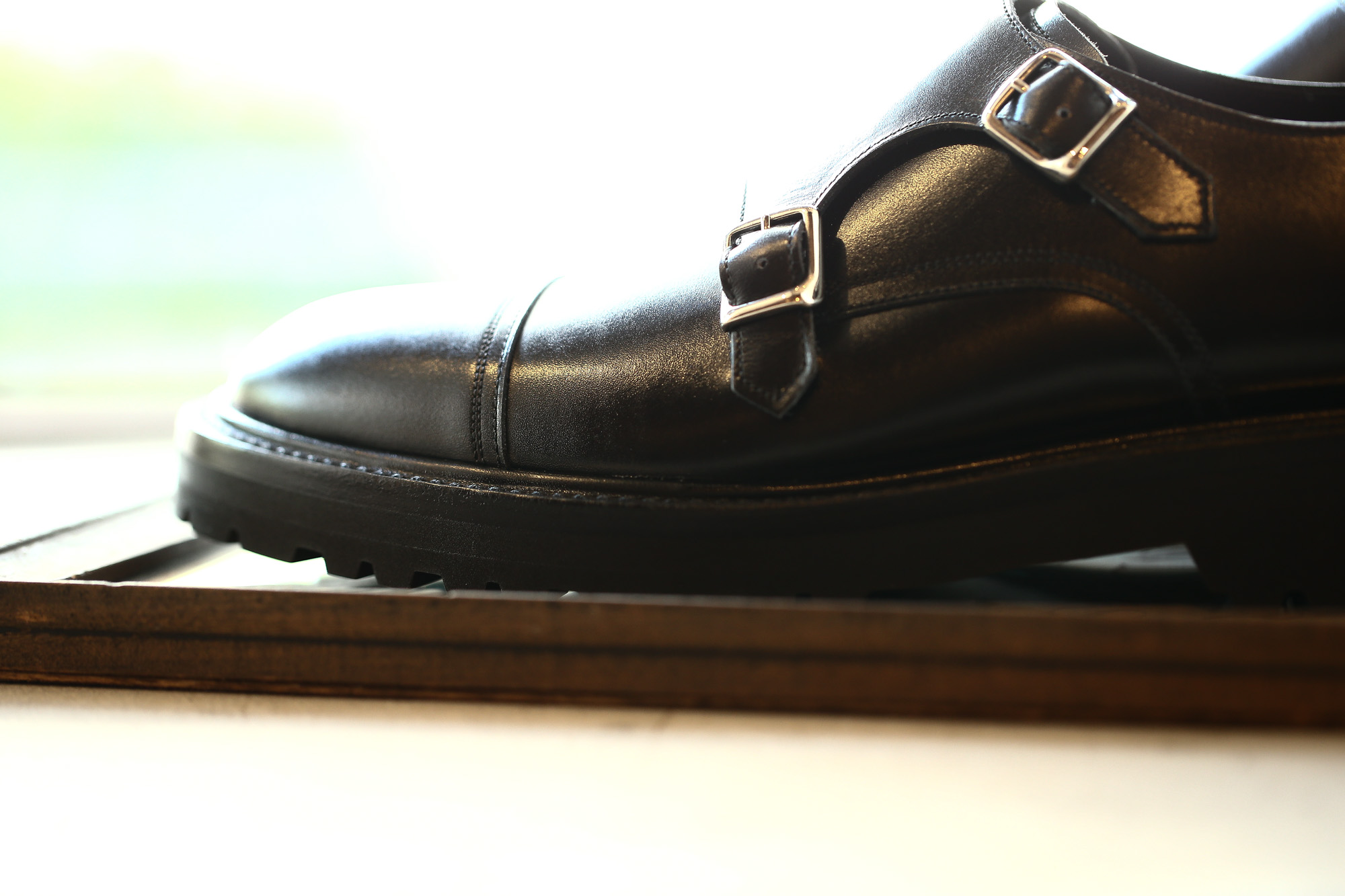 WH (ダブルエイチ) 【WH-0300(WHS-0300)】 Double Monk Strap Shoes (干場氏 スペシャル モデル) Cruise Last (クルーズラスト) ダブルモンクストラップシューズ BLACK (ブラック) MADE IN JAPAN (日本製) 2018 春夏新作 【干場氏、坪内氏の直筆サイン入り】【Alto e Diritto限定 スペシャルアイテム】 wh 干場さん 干場スペシャル FORZASTYLE フォルザスタイル 愛知 名古屋 Alto e Diritto アルト エ デリット