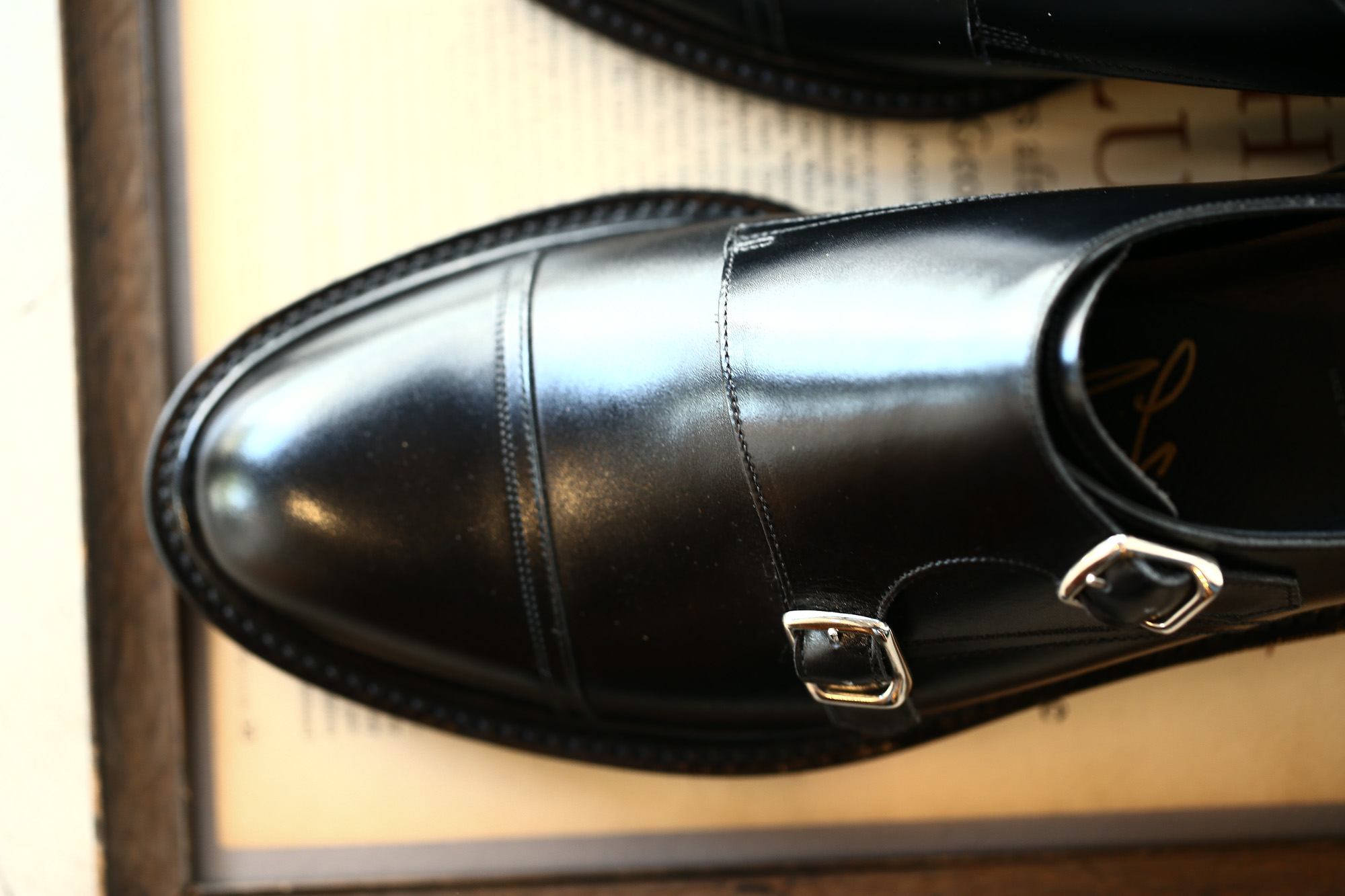 WH (ダブルエイチ) 【WH-0300(WHS-0300)】 Double Monk Strap Shoes (干場氏 スペシャル モデル) Cruise Last (クルーズラスト) ダブルモンクストラップシューズ BLACK (ブラック) MADE IN JAPAN (日本製) 2018 春夏新作 【干場氏、坪内氏の直筆サイン入り】【Alto e Diritto限定 スペシャルアイテム】 wh 干場さん 干場スペシャル FORZASTYLE フォルザスタイル 愛知 名古屋 Alto e Diritto アルト エ デリット