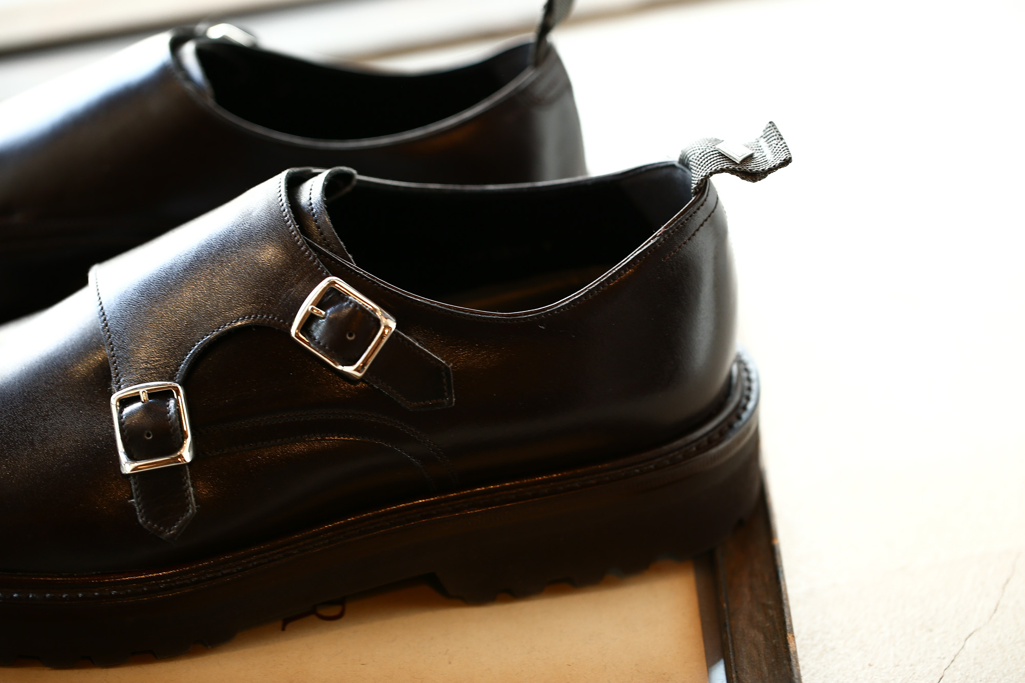 WH (ダブルエイチ) 【WH-0300(WHS-0300)】 Double Monk Strap Shoes (干場氏 スペシャル モデル) Cruise Last (クルーズラスト) ダブルモンクストラップシューズ DARK BROWN(ダークブラウン) MADE IN JAPAN (日本製) 2018 春夏新作 【干場氏、坪内氏の直筆サイン入り】【Alto e Diritto限定 スペシャルアイテム】 wh 干場さん 干場スペシャル FORZASTYLE フォルザスタイル 愛知 名古屋 Alto e Diritto アルト エ デリット