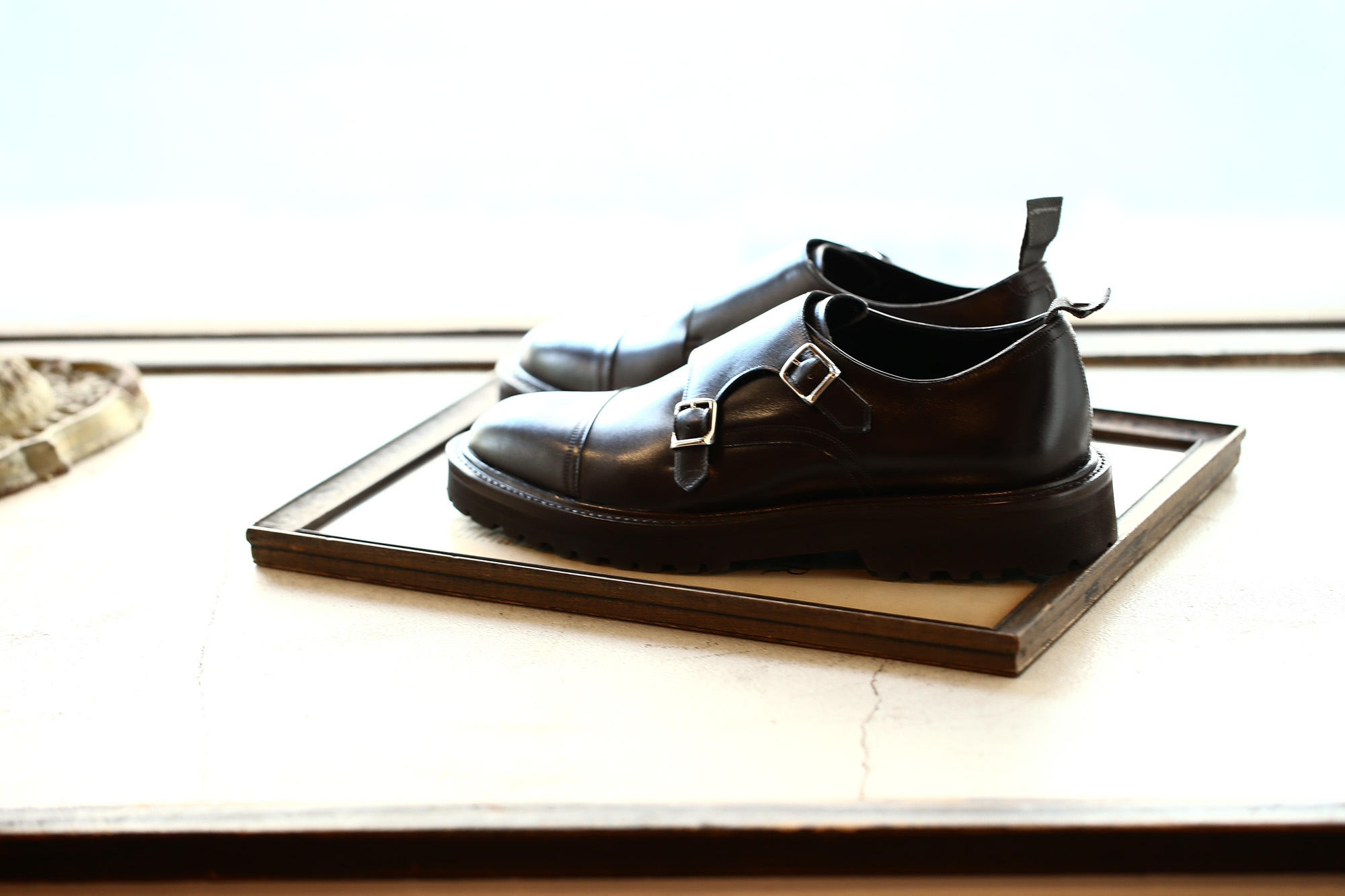 WH (ダブルエイチ) 【WH-0300(WHS-0300)】 Double Monk Strap Shoes (干場氏 スペシャル モデル) Cruise Last (クルーズラスト) ダブルモンクストラップシューズ DARK BROWN(ダークブラウン) MADE IN JAPAN (日本製) 2018 春夏新作 【干場氏、坪内氏の直筆サイン入り】【Alto e Diritto限定 スペシャルアイテム】 wh 干場さん 干場スペシャル FORZASTYLE フォルザスタイル 愛知 名古屋 Alto e Diritto アルト エ デリット