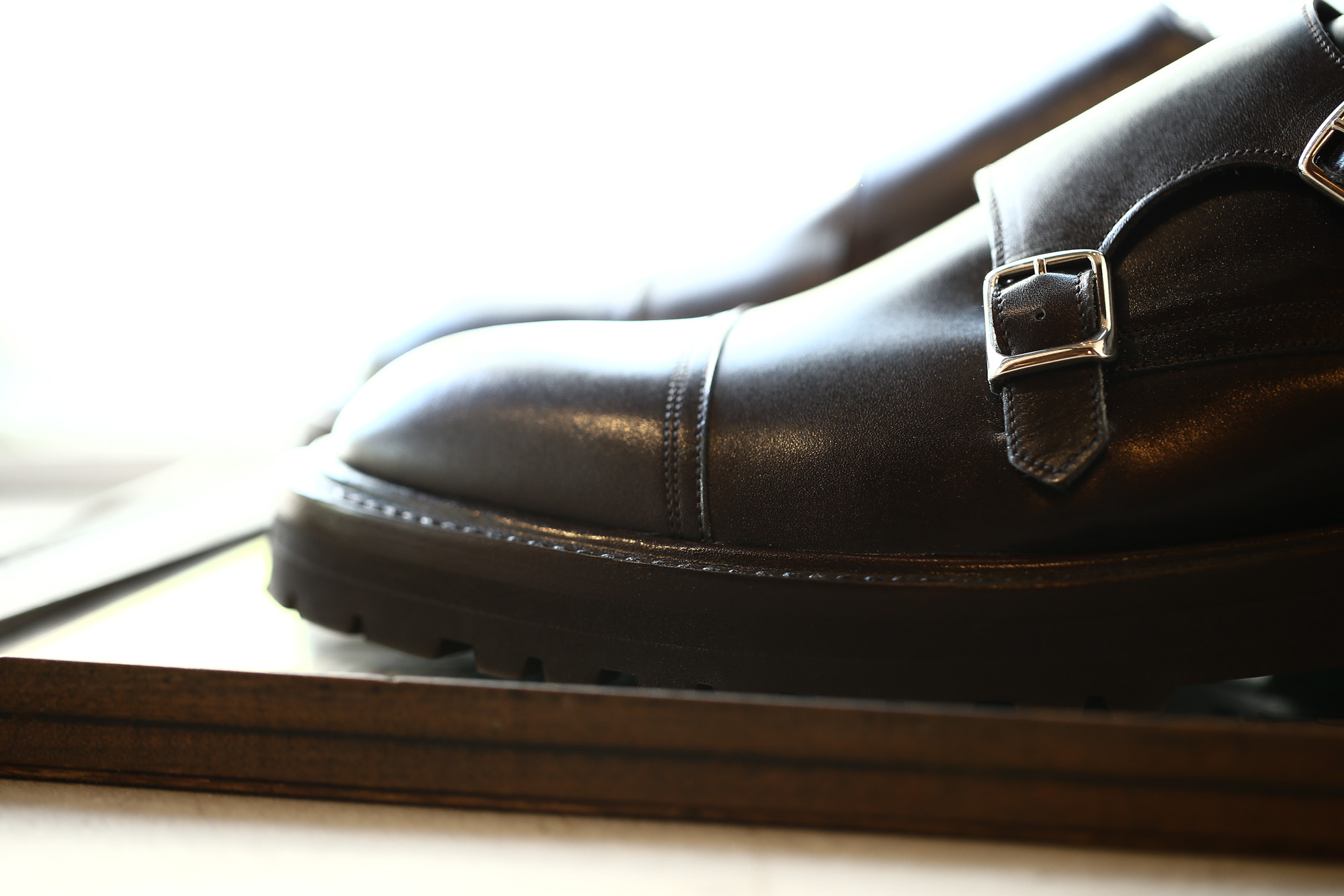 WH (ダブルエイチ) 【WH-0300(WHS-0300)】 Double Monk Strap Shoes (干場氏 スペシャル モデル) Cruise Last (クルーズラスト) ダブルモンクストラップシューズ DARK BROWN(ダークブラウン) MADE IN JAPAN (日本製) 2018 春夏新作 【干場氏、坪内氏の直筆サイン入り】【Alto e Diritto限定 スペシャルアイテム】 wh 干場さん 干場スペシャル FORZASTYLE フォルザスタイル 愛知 名古屋 Alto e Diritto アルト エ デリット