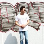 WORN FREE (ウォーンフリー) FLIPPER Nirvana(ニルヴァーナ) Kurt Cobain(カート・コバーン) 1991 NEW YORK プリントTシャツ バンドTシャツ ロックTシャツ WHITE (ホワイト) MADE IN USA (アメリカ製) 2018春夏新作のイメージ