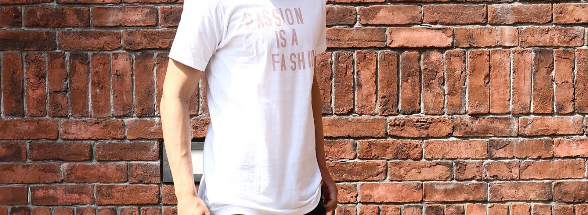 WORN FREE(ウォーンフリー) PASSION IS A FASHION The Clash(ザ・クラッシュ) Joe Strummer(ジョー・ストラマー) 1977 NEW YORK プリントTシャツ バンドTシャツ ロックTシャツ WHITE(ホワイト) MADE IN USA (アメリカ製) 2018春夏新作 wornfree ウォーンフリー 愛知　名古屋 ZODIAC ゾディアック theclash ザクラッシュ joestrummer ジョーストラマー