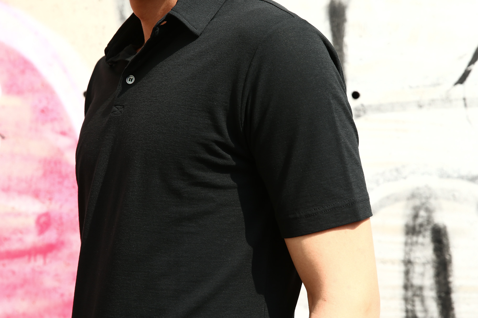 ZANONE (ザノーネ) Polo Shirt ice cotton アイスコットン ポロシャツ BLACK (ブラック・Z0015) made in italy (イタリア製) 2018 春夏新作 愛知 名古屋 Alto e Diritto アルト エ デリット ポロ ニットポロ