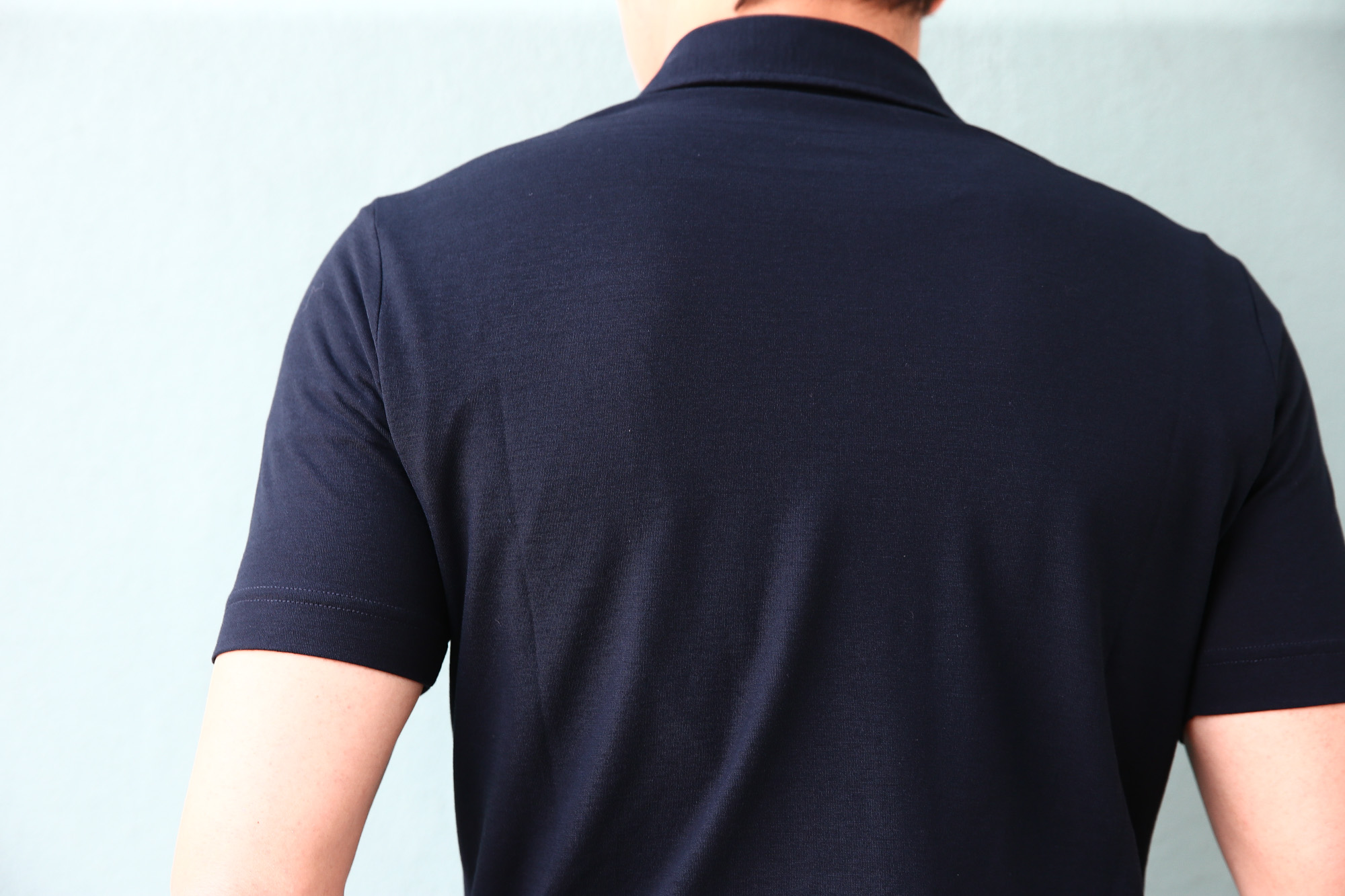 ZANONE (ザノーネ) Polo Shirt ice cotton アイスコットン ポロシャツ NAVY (ネイビー・Z0542) made in italy (イタリア製) 2018 春夏新作 愛知 名古屋 Alto e Diritto アルト エ デリット ポロ ニットポロ