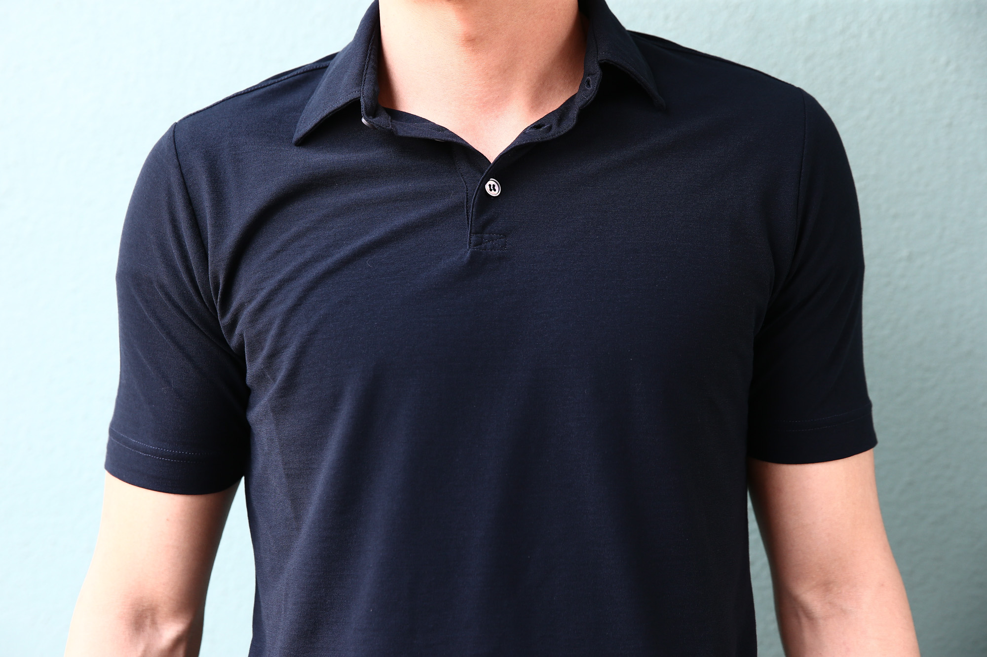 ZANONE (ザノーネ) Polo Shirt ice cotton アイスコットン ポロシャツ NAVY (ネイビー・Z0542) made in italy (イタリア製) 2018 春夏新作 愛知 名古屋 Alto e Diritto アルト エ デリット ポロ ニットポロ