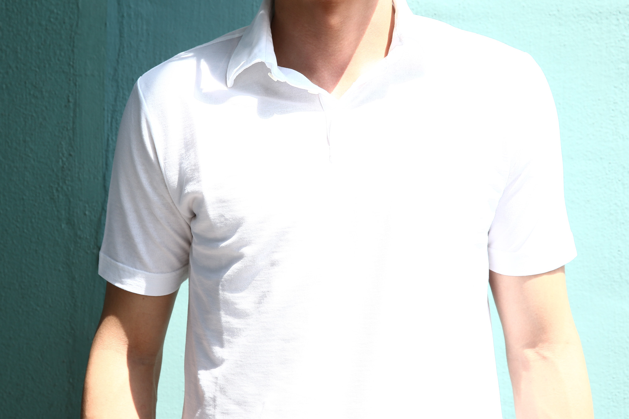 ZANONE (ザノーネ) Polo Shirt ice cotton アイスコットン ポロシャツ WHITE (ホワイト・Z0001) made in italy (イタリア製) 2018 春夏新作 愛知 名古屋 Alto e Diritto アルト エ デリット ポロ ニットポロ