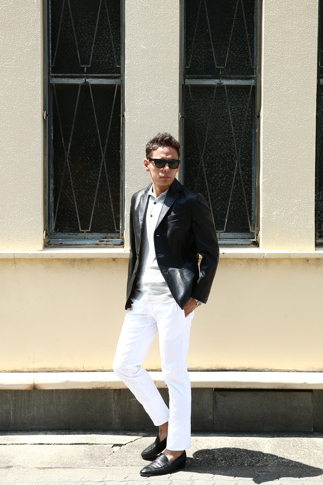 CINQUANTA (チンクアンタ) H613 SINGLE TAILORED JACKET CAVALLO