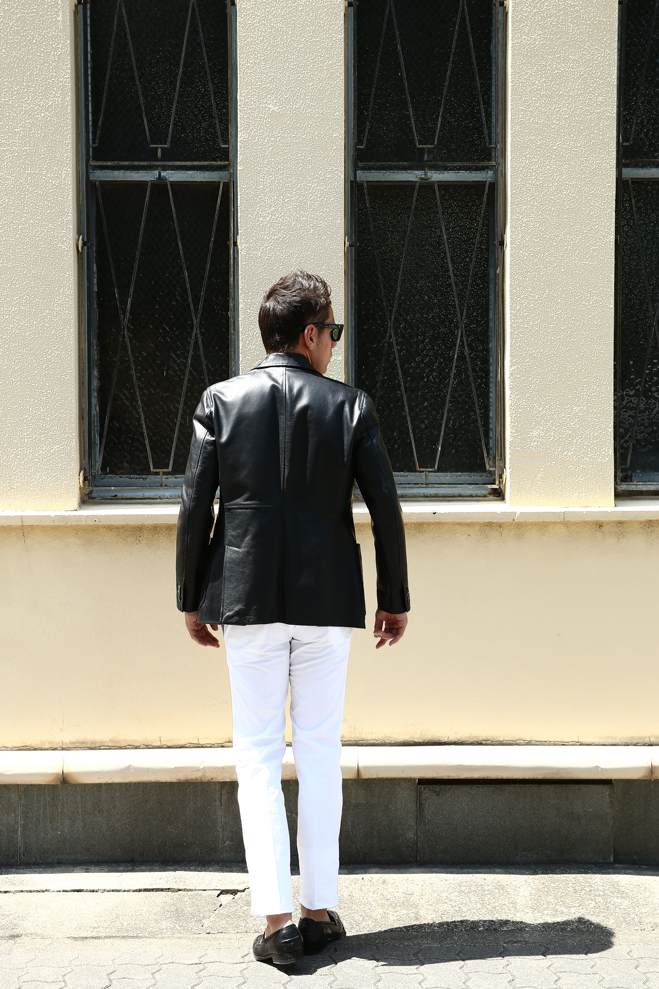 CINQUANTA (チンクアンタ) H613 SINGLE TAILORED JACKET CAVALLO (シングル テーラード ジャケット) ホースレザー ジャケット BLACK (ブラック・999) Made in italy (イタリア製) 2018 秋冬 【ご予約受付中】cinquanta チンクアンタ レザージャケット ジャケット 愛知 名古屋 Alto e Diritto アルト エ デリット