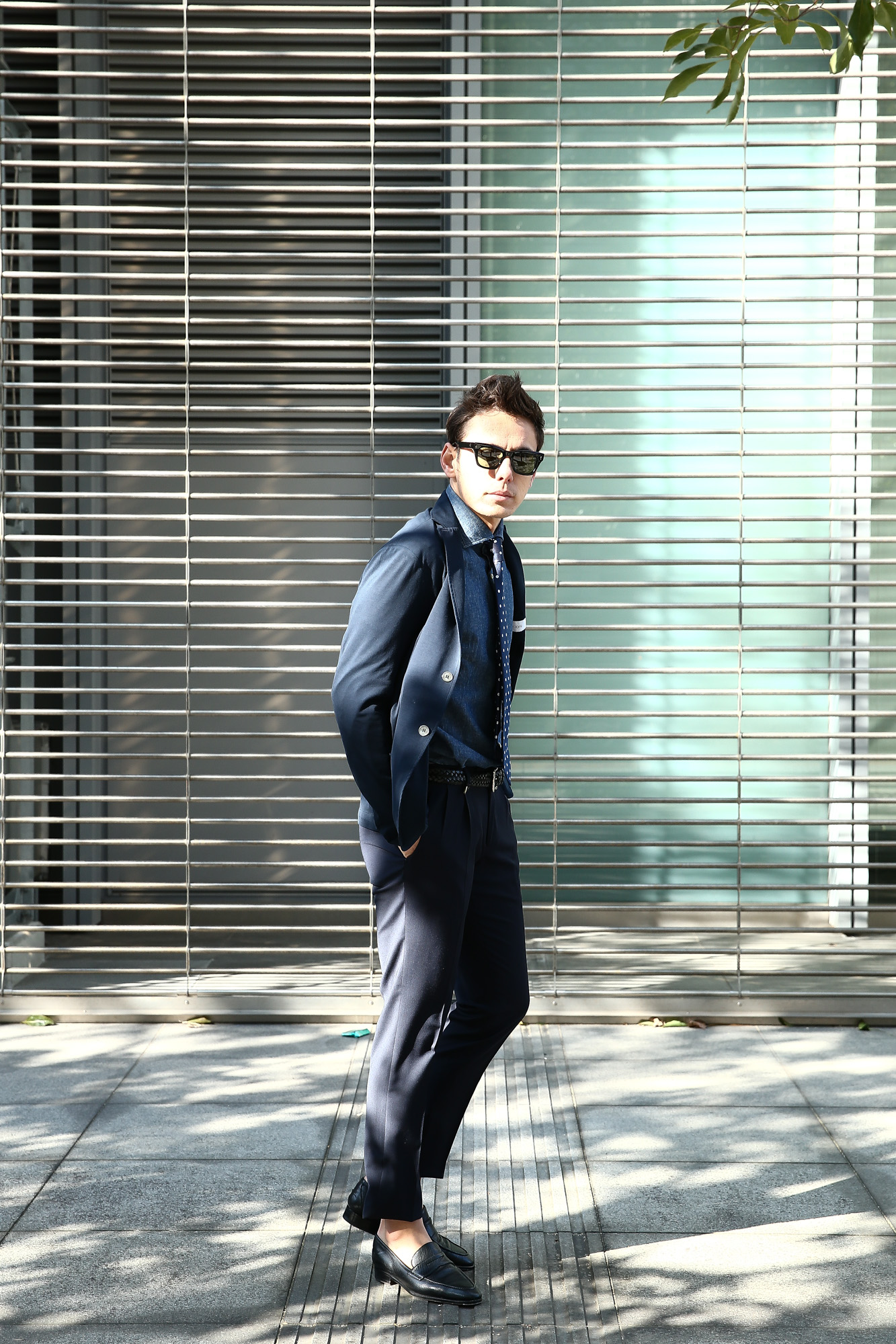 Cruciani(クルチアーニ) Cotton Jersey Jacket (コットンジャージージャケット) Micro Smooth Cotton マイクロスムースコットン ニット ジャケット NAVY (ネイビー・10973) made in italy (イタリア製)　2018 春夏新作 愛知 名古屋 Alto e Diritto アルト エ デリット cruciani クルチアーニ  44,46,48,50,52,54