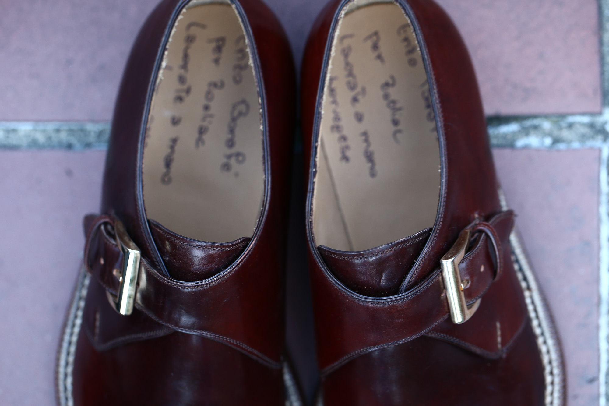 ENZO BONAFE (エンツォボナフェ) 【ART.3721】Single Monk Strap Shoes シングルモンクストラップシューズ CORDOVAN コードバン ノルベジェーゼ製法 ドレスシューズ No.4(#4) made in italy (イタリア製) 2018 春夏新作 愛知 名古屋 Alto e Diritto アルト エ デリット enzobonafe コードバン no4 ナンバーフォー