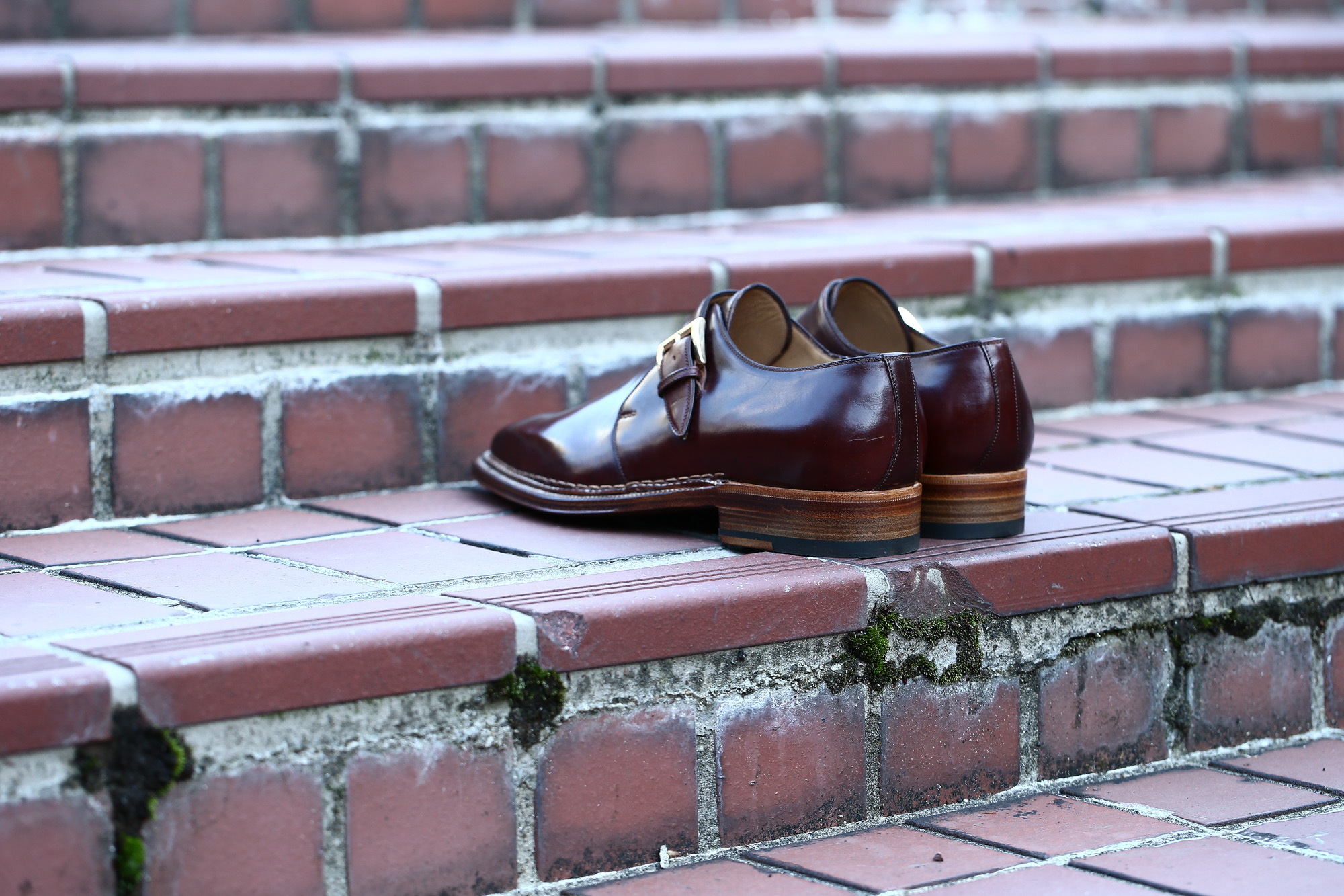 ENZO BONAFE (エンツォボナフェ) 【ART.3721】Single Monk Strap Shoes シングルモンクストラップシューズ CORDOVAN コードバン ノルベジェーゼ製法 ドレスシューズ No.4(#4) made in italy (イタリア製) 2018 春夏新作 愛知 名古屋 Alto e Diritto アルト エ デリット enzobonafe コードバン no4 ナンバーフォー