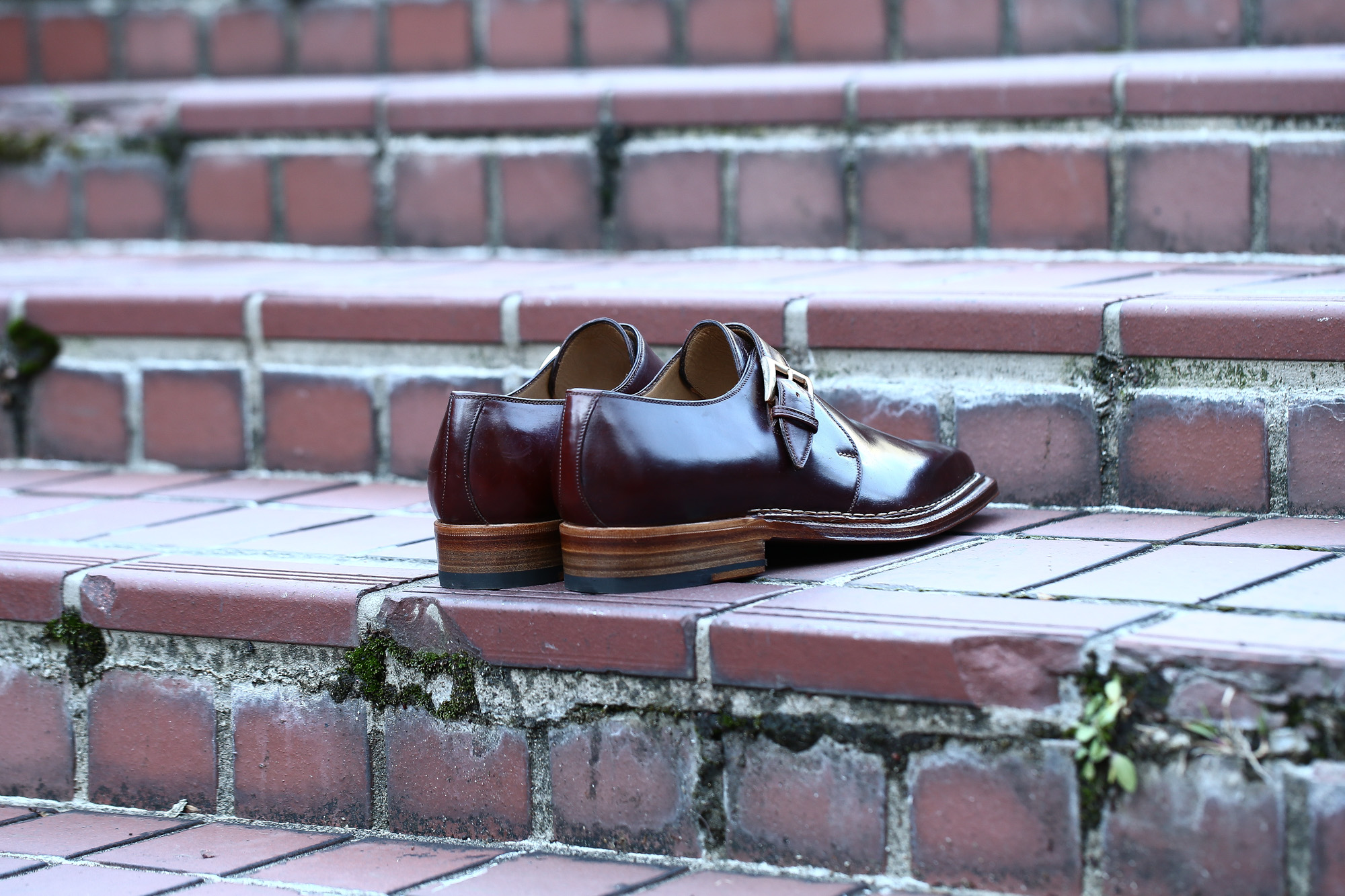 ENZO BONAFE (エンツォボナフェ) 【ART.3721】Single Monk Strap Shoes シングルモンクストラップシューズ CORDOVAN コードバン ノルベジェーゼ製法 ドレスシューズ No.4(#4) made in italy (イタリア製) 2018 春夏新作 愛知 名古屋 Alto e Diritto アルト エ デリット enzobonafe コードバン no4 ナンバーフォー