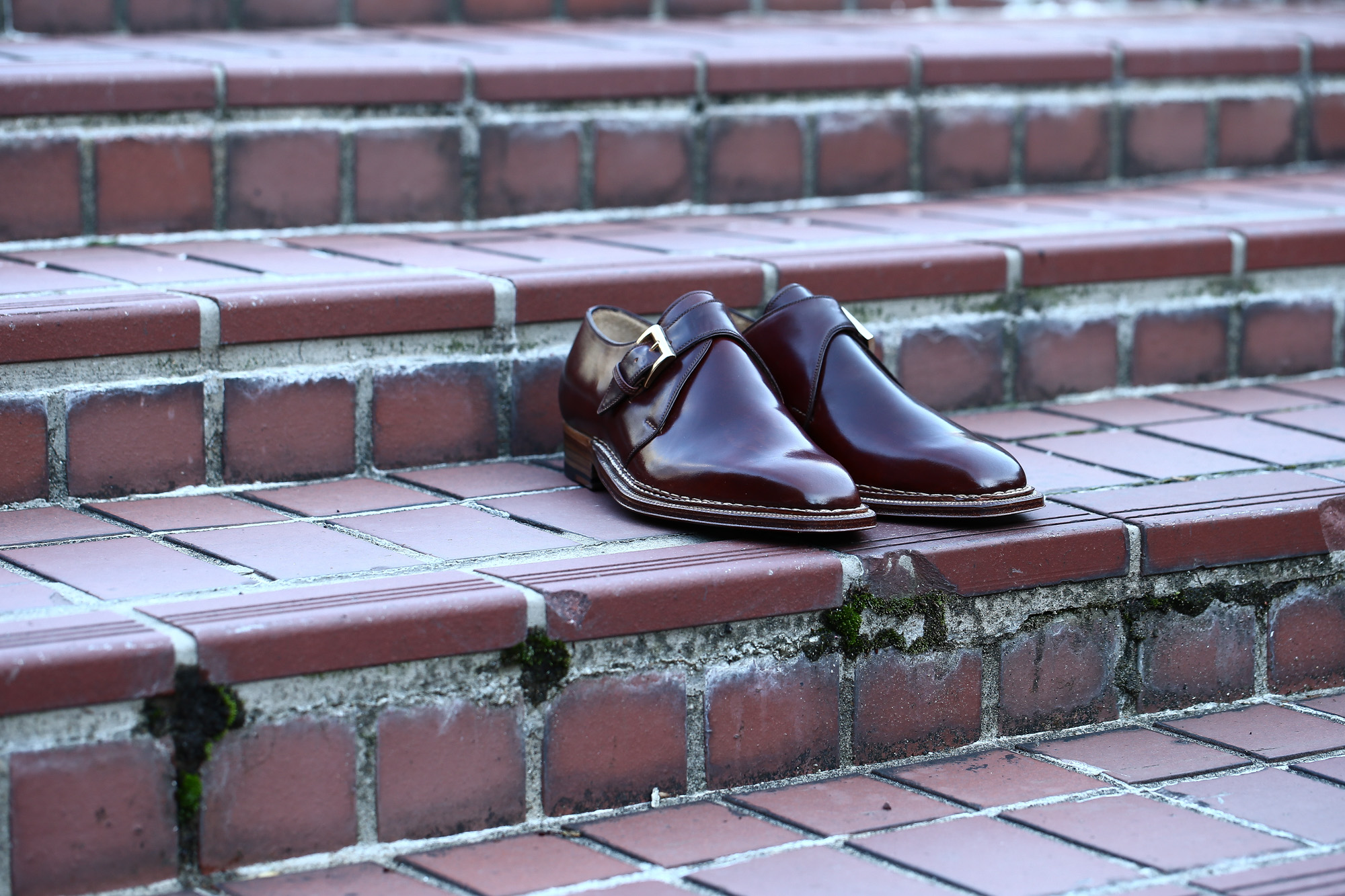 ENZO BONAFE (エンツォボナフェ) 【ART.3721】Single Monk Strap Shoes シングルモンクストラップシューズ CORDOVAN コードバン ノルベジェーゼ製法 ドレスシューズ No.4(#4) made in italy (イタリア製) 2018 春夏新作 愛知 名古屋 Alto e Diritto アルト エ デリット enzobonafe コードバン no4 ナンバーフォー