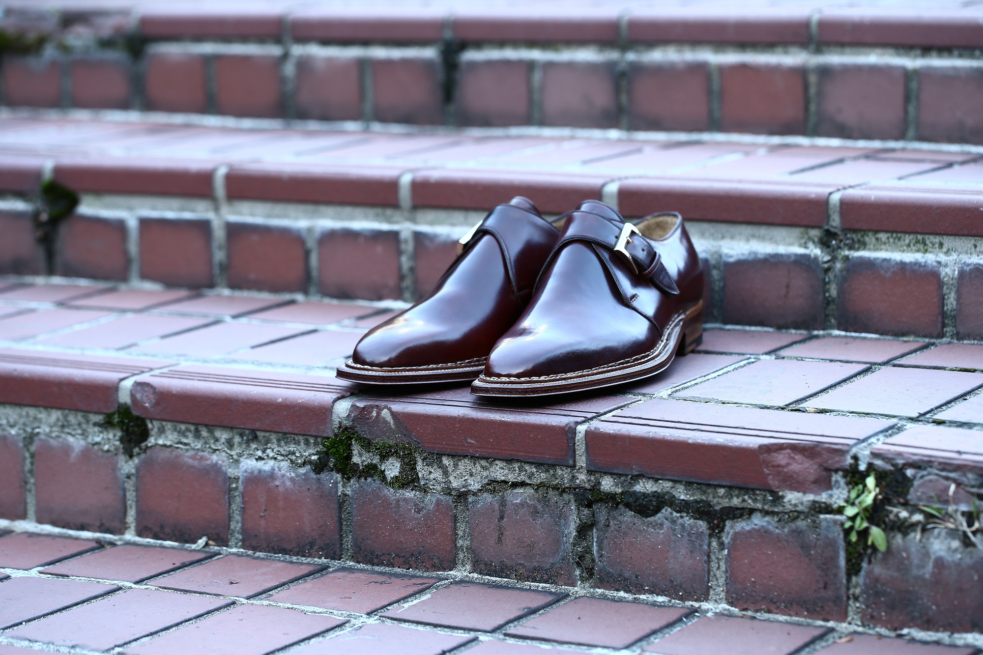 ENZO BONAFE (エンツォボナフェ) 【ART.3721】Single Monk Strap Shoes シングルモンクストラップシューズ CORDOVAN コードバン ノルベジェーゼ製法 ドレスシューズ No.4(#4) made in italy (イタリア製) 2018 春夏新作 愛知 名古屋 Alto e Diritto アルト エ デリット enzobonafe コードバン no4 ナンバーフォー