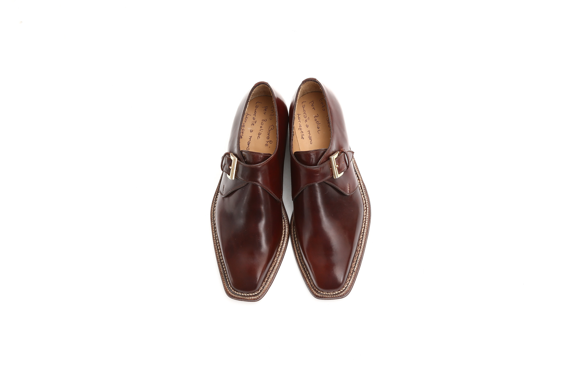 ENZO BONAFE (エンツォボナフェ) 【ART.3721】Single Monk Strap Shoes シングルモンクストラップシューズ CORDOVAN コードバン ノルベジェーゼ製法 ドレスシューズ No.4(#4) made in italy (イタリア製) 2018 春夏新作 愛知 名古屋 Alto e Diritto アルト エ デリット enzobonafe コードバン no4 ナンバーフォー