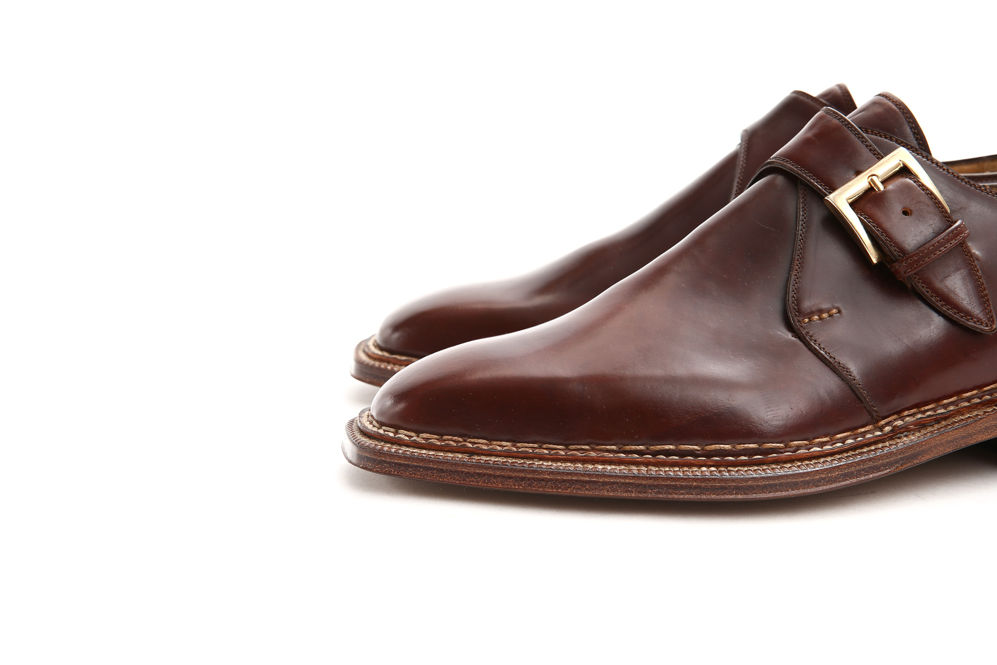 ENZO BONAFE (エンツォボナフェ) 【ART.3721】Single Monk Strap Shoes シングルモンクストラップシューズ CORDOVAN コードバン ノルベジェーゼ製法 ドレスシューズ No.4(#4) made in italy (イタリア製) 2018 春夏新作 愛知 名古屋 Alto e Diritto アルト エ デリット enzobonafe コードバン no4 ナンバーフォー