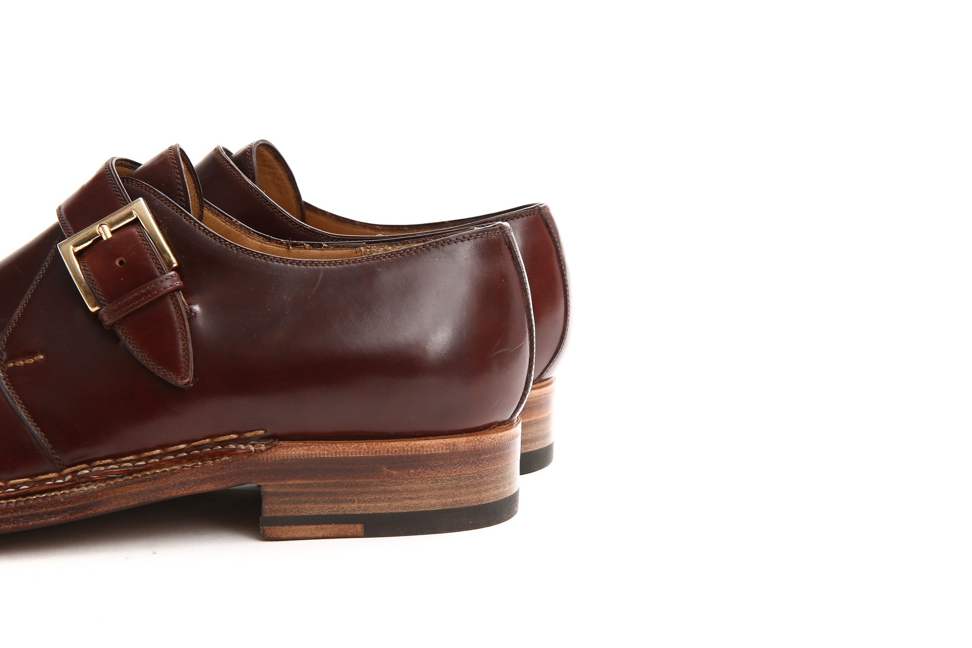 ENZO BONAFE (エンツォボナフェ) 【ART.3721】Single Monk Strap Shoes シングルモンクストラップシューズ CORDOVAN コードバン ノルベジェーゼ製法 ドレスシューズ No.4(#4) made in italy (イタリア製) 2018 春夏新作 愛知 名古屋 Alto e Diritto アルト エ デリット enzobonafe コードバン no4 ナンバーフォー