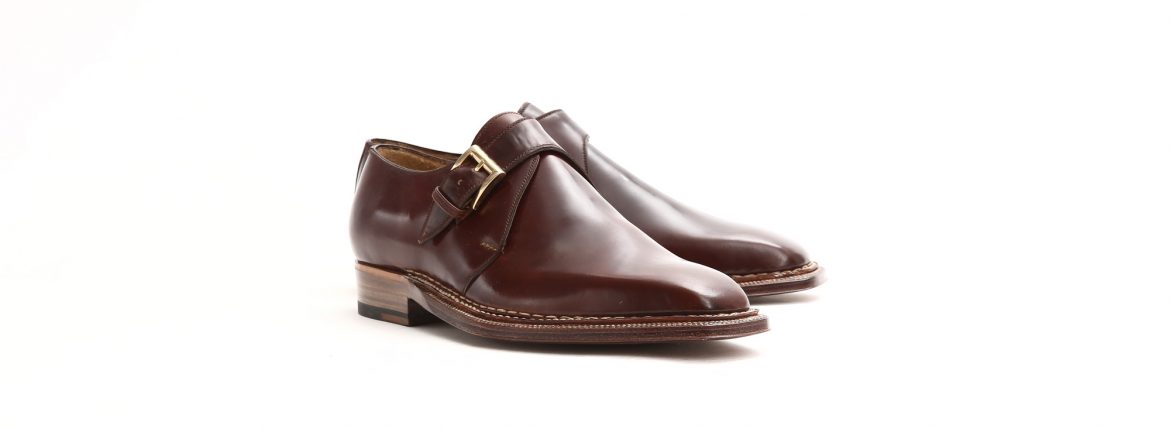 ENZO BONAFE (エンツォボナフェ) 【ART.3721】Single Monk Strap Shoes シングルモンクストラップシューズ CORDOVAN コードバン ノルベジェーゼ製法 ドレスシューズ No.4(#4) made in italy (イタリア製) 2018 春夏新作 愛知 名古屋 ZODIAC ゾディアック enzobonafe コードバン no4 ナンバーフォー