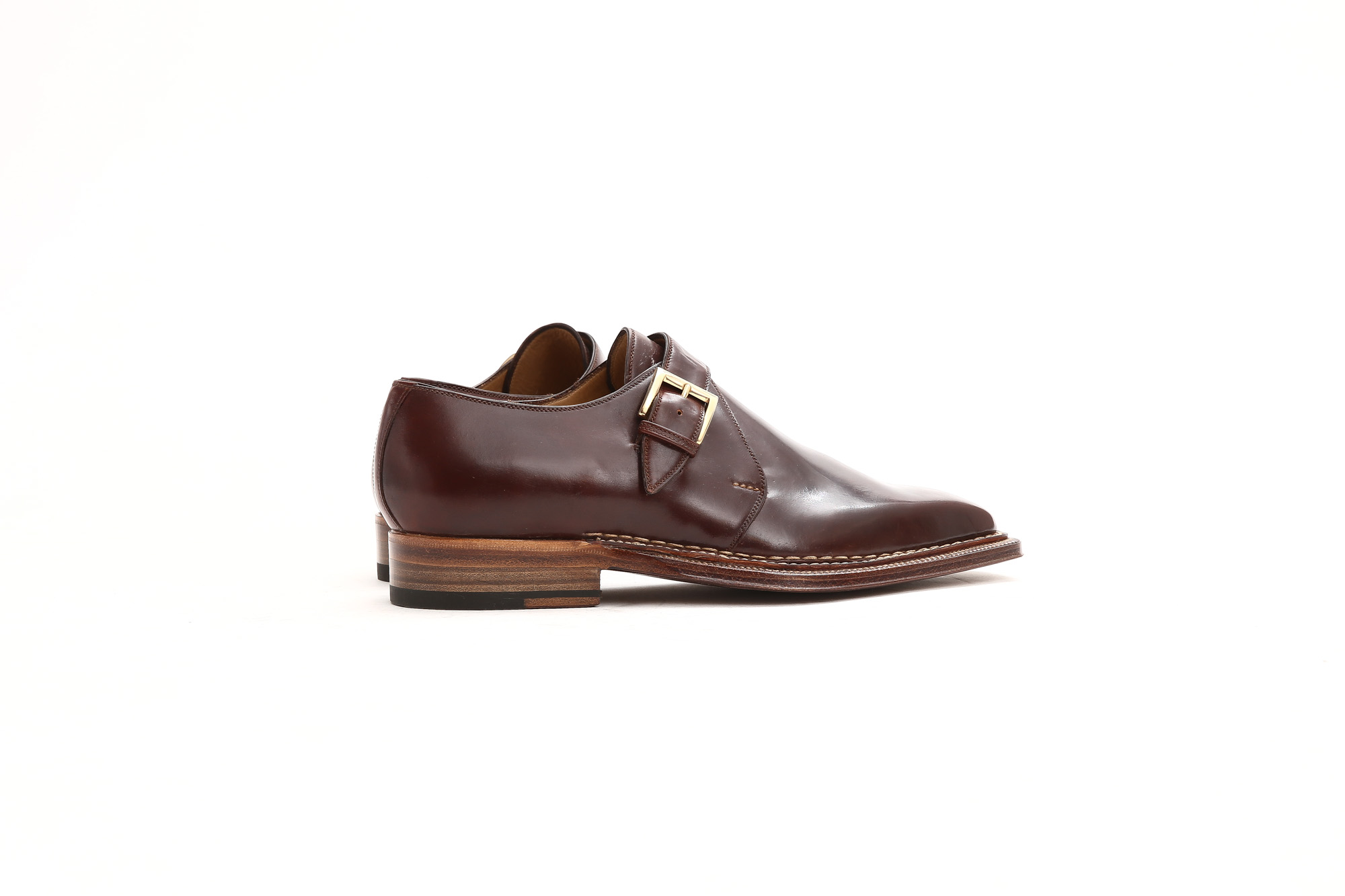 ENZO BONAFE (エンツォボナフェ) 【ART.3721】Single Monk Strap Shoes シングルモンクストラップシューズ CORDOVAN コードバン ノルベジェーゼ製法 ドレスシューズ No.4(#4) made in italy (イタリア製) 2018 春夏新作 愛知 名古屋 Alto e Diritto アルト エ デリット enzobonafe コードバン no4 ナンバーフォー