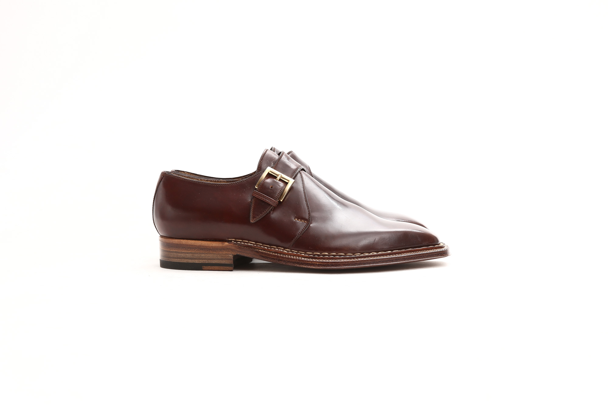 ENZO BONAFE (エンツォボナフェ) 【ART.3721】Single Monk Strap Shoes シングルモンクストラップシューズ CORDOVAN コードバン ノルベジェーゼ製法 ドレスシューズ No.4(#4) made in italy (イタリア製) 2018 春夏新作 愛知 名古屋 Alto e Diritto アルト エ デリット enzobonafe コードバン no4 ナンバーフォー