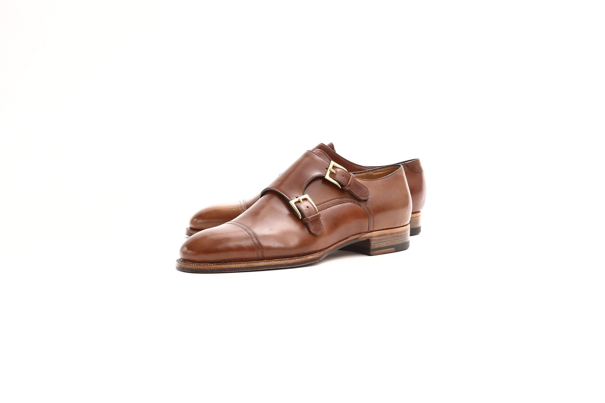 ENZO BONAFE (エンツォボナフェ) ART.EB-27 Double Monk Strap Shoes Horween Shell Cordovan Leather ホーウィン社シェルコードバンレザー ダブルモンクストラップシューズ BOURBON (バーボン) made in italy (イタリア製) 2018 春夏新作 enzobonafe ダブルモンク ドレス ボナフェ レザーシューズ 愛知 名古屋 Alto e Diritto アルト エ デリット