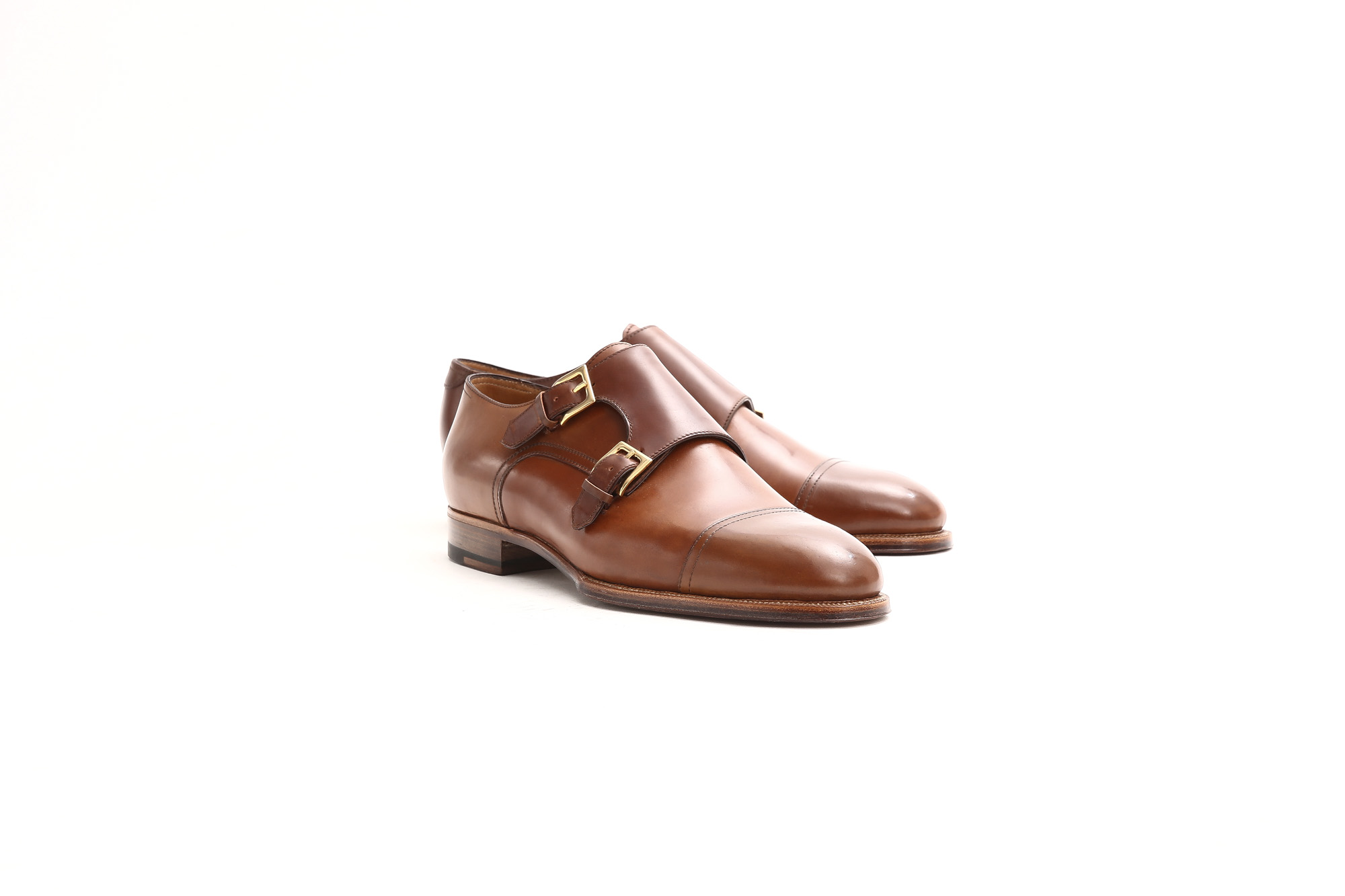 ENZO BONAFE (エンツォボナフェ) ART.EB-27 Double Monk Strap Shoes Horween Shell Cordovan Leather ホーウィン社シェルコードバンレザー ダブルモンクストラップシューズ BOURBON (バーボン) made in italy (イタリア製) 2018 春夏新作 enzobonafe ダブルモンク ドレス ボナフェ レザーシューズ 愛知 名古屋 Alto e Diritto アルト エ デリット