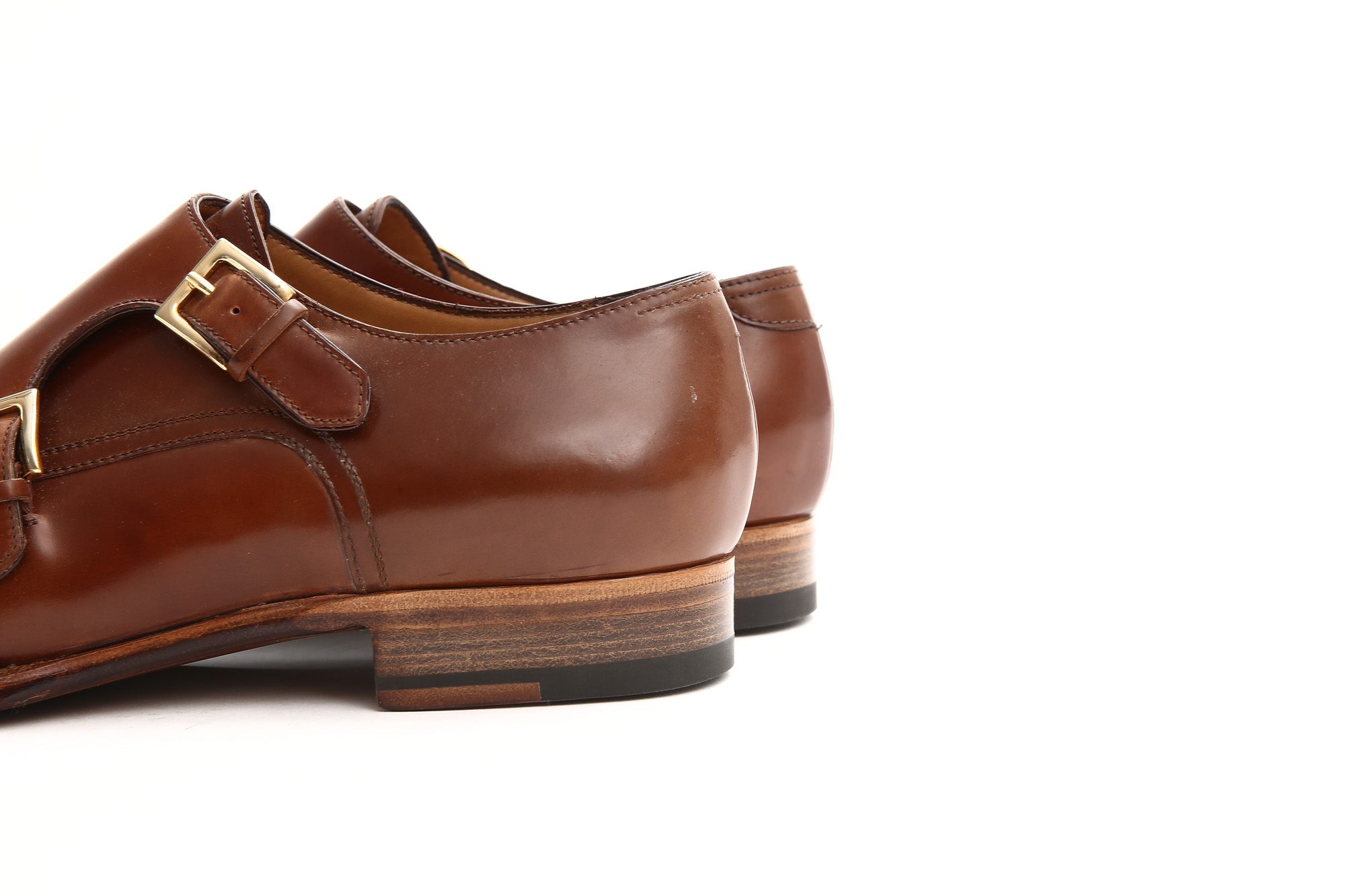 ENZO BONAFE (エンツォボナフェ) ART.EB-27 Double Monk Strap Shoes Horween Shell Cordovan Leather ホーウィン社シェルコードバンレザー ダブルモンクストラップシューズ BOURBON (バーボン) made in italy (イタリア製) 2018 春夏新作 enzobonafe ダブルモンク ドレス ボナフェ レザーシューズ 愛知 名古屋 Alto e Diritto アルト エ デリット