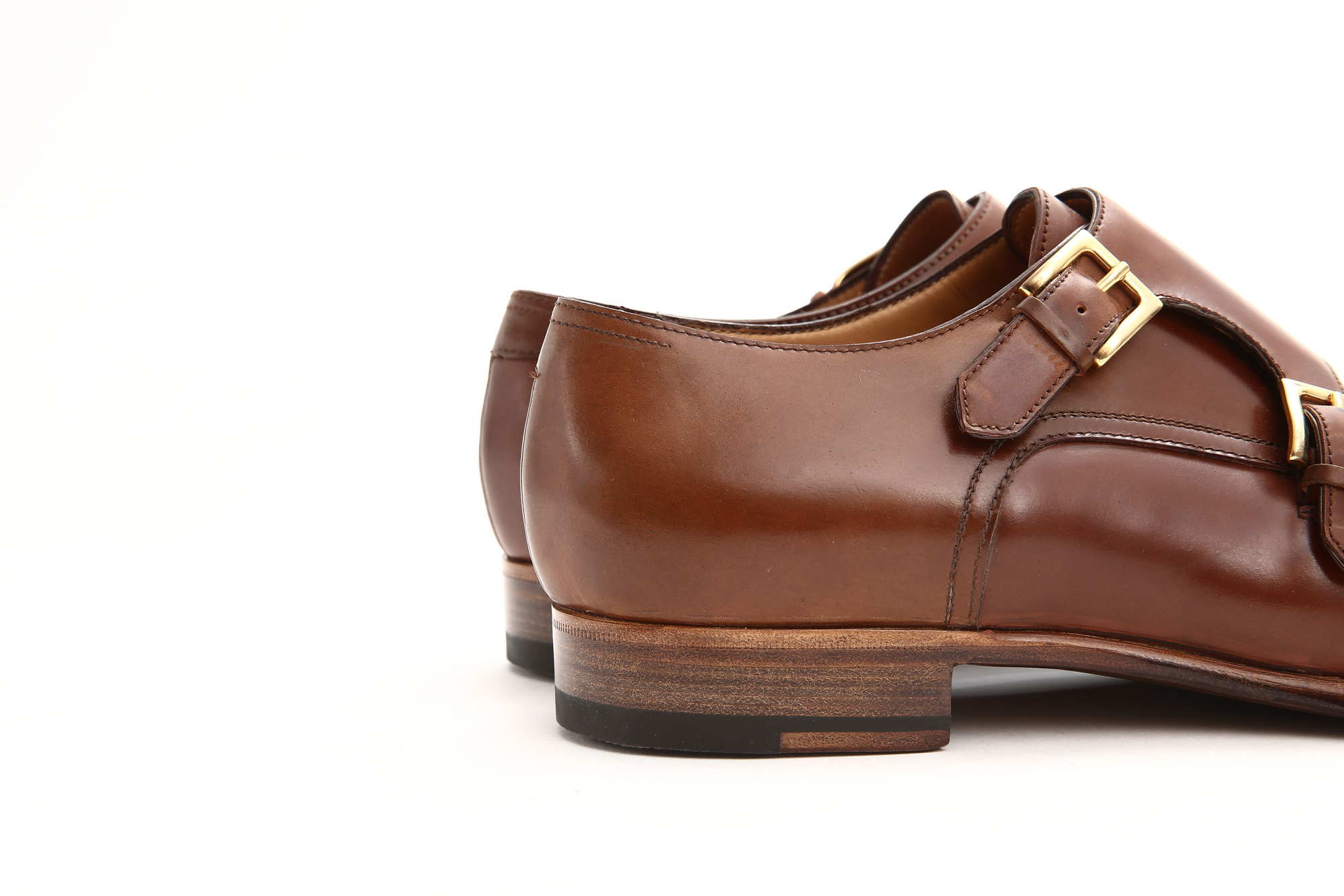 ENZO BONAFE (エンツォボナフェ) ART.EB-27 Double Monk Strap Shoes Horween Shell Cordovan Leather ホーウィン社シェルコードバンレザー ダブルモンクストラップシューズ BOURBON (バーボン) made in italy (イタリア製) 2018 春夏新作 enzobonafe ダブルモンク ドレス ボナフェ レザーシューズ 愛知 名古屋 Alto e Diritto アルト エ デリット