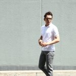 Gran Sasso (グランサッソ) Fresh Cotton Polo Shirt (フレッシュコットン ポロシャツ) FRESH COTTON (フレッシュコットン) コットン ニット ポロシャツ WHITE (ホワイト・002) made in italy (イタリア製) 2018 春夏新作のイメージ