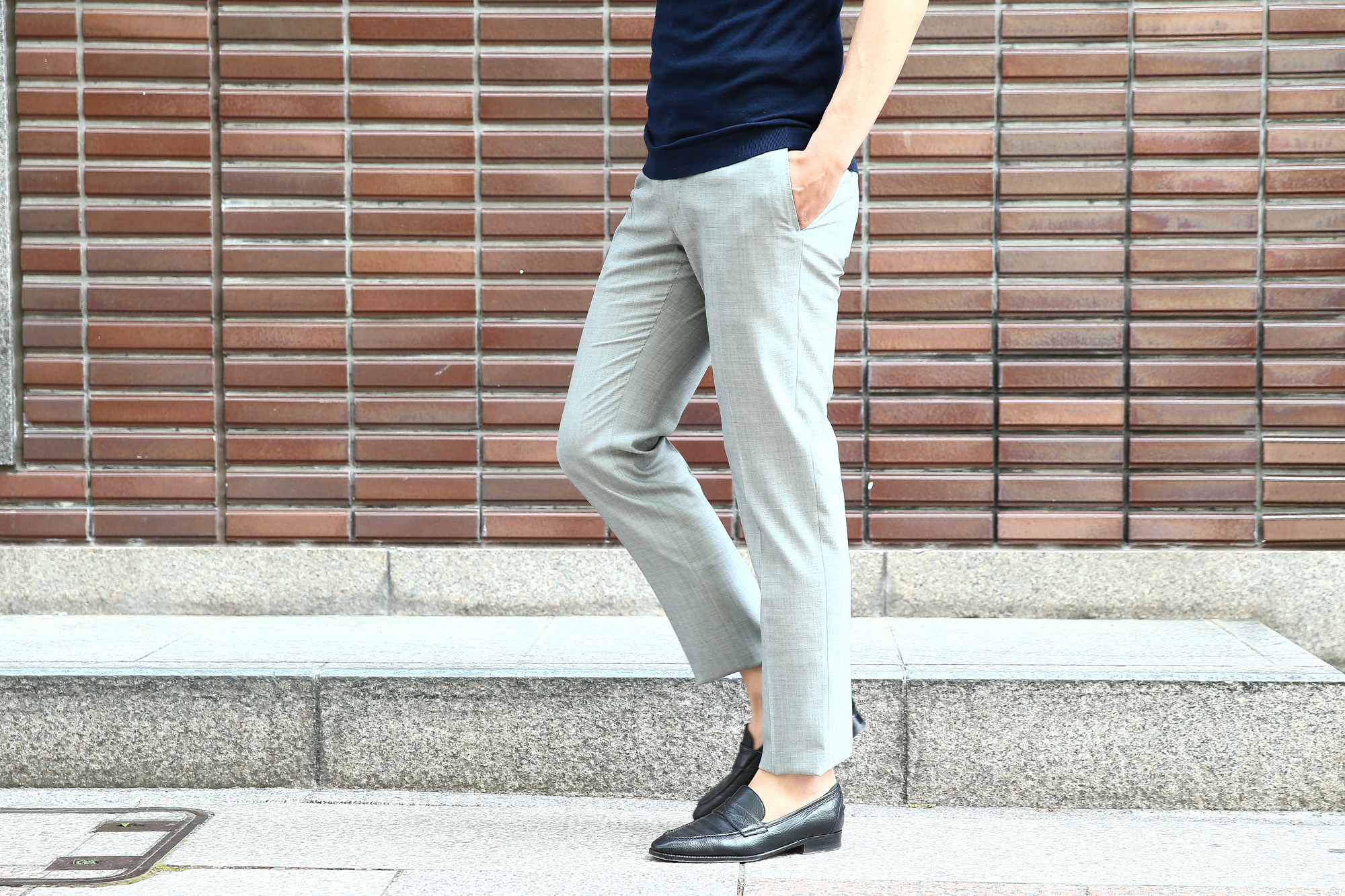 INCOTEX (インコテックス) N35 SLIM FIT (1NG35N) URBAN TRAVELER (アーバントラベラー) SUPER 120’S URBAN TRAVELER TROPICAL 撥水トロピカルウール サマーウール スラックス LIGHT GRAY (ライトグレー・900) 2018 春夏新作 incotex インコテックス 愛知 名古屋 Alto e Diritto アルト エ デリット