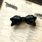 JACQUESMARIEMAGE(ジャックマリーマージュ) STENDHAL(スタンダール) STERLING SILVER スターリングシルバー アセテートフレーム ラウンド型 アイウェア サングラス CARBON (カーボン) HANDCRAFTED IN JAPAN(日本製) 2018 春夏新作のイメージ