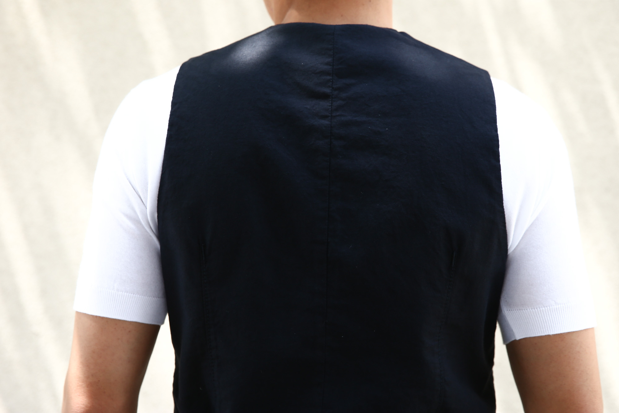 MONTEDORO (モンテドーロ) Gilet リネン コットン デニム ジレ ベスト INDIGO (インディゴ・820) 2018 春夏新作 montedoro 愛知 名古屋 Alto e Diritto アルト エ デリット