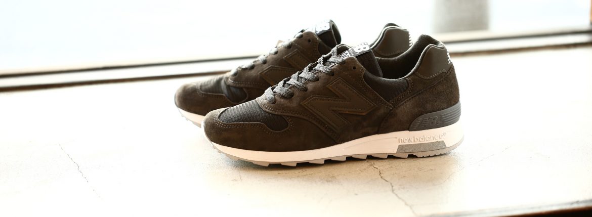 new balance (ニューバランス) M1400 MI LIMITED EDITION レザースニーカー BLACK OLIVE (ブラック オリーブ・MI) Made in USA (アメリカ製) 2018 春夏新作のイメージ