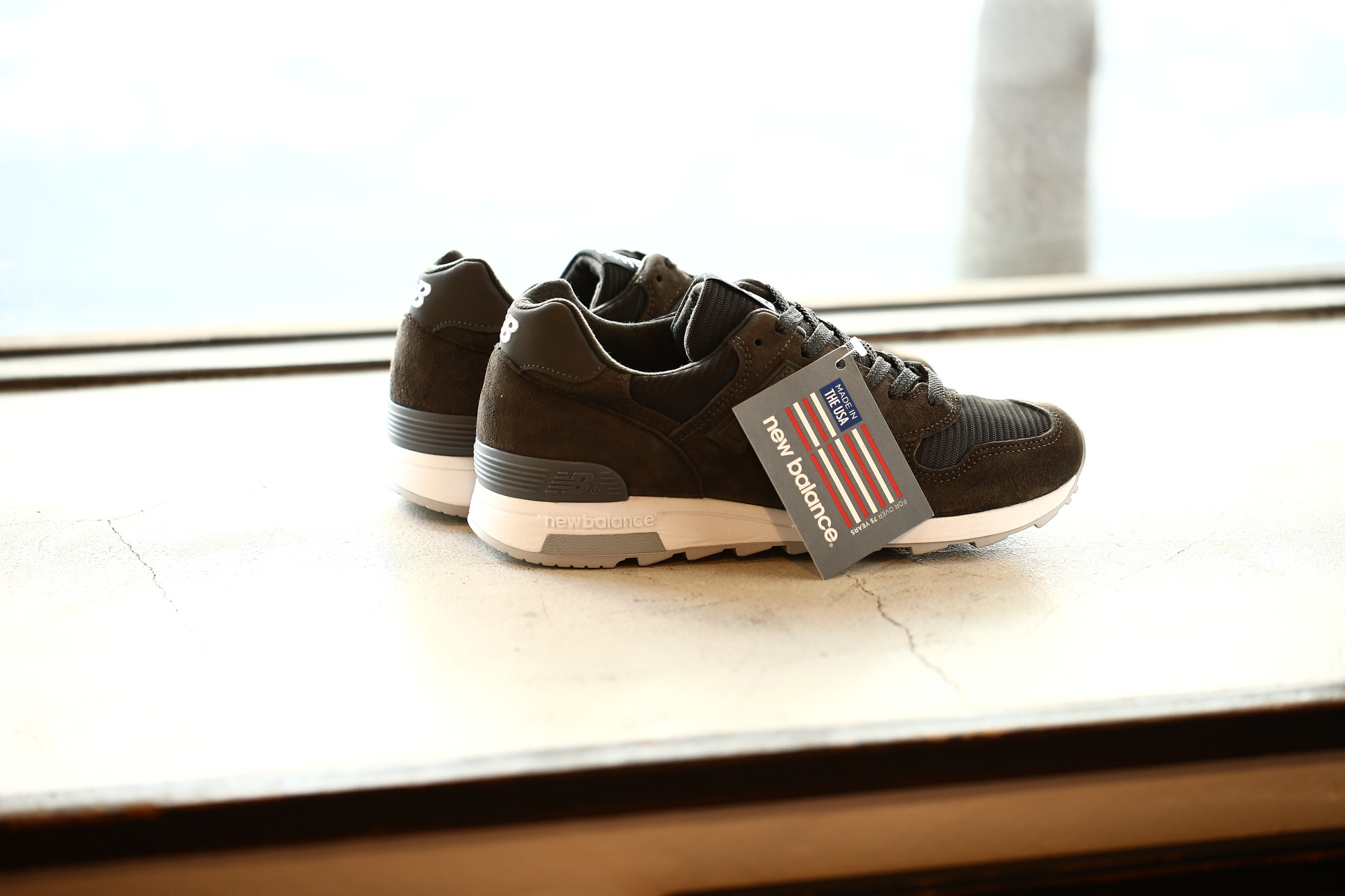 new balance (ニューバランス) M1400 MI LIMITED EDITION レザースニーカー BLACK OLIVE (ブラック オリーブ・MI) Made in USA (アメリカ製) 2018 春夏新作 newbalance ニューバランス m1400 リミテッドエディション 愛知 名古屋 Alto e Diritto アルト エ デリット