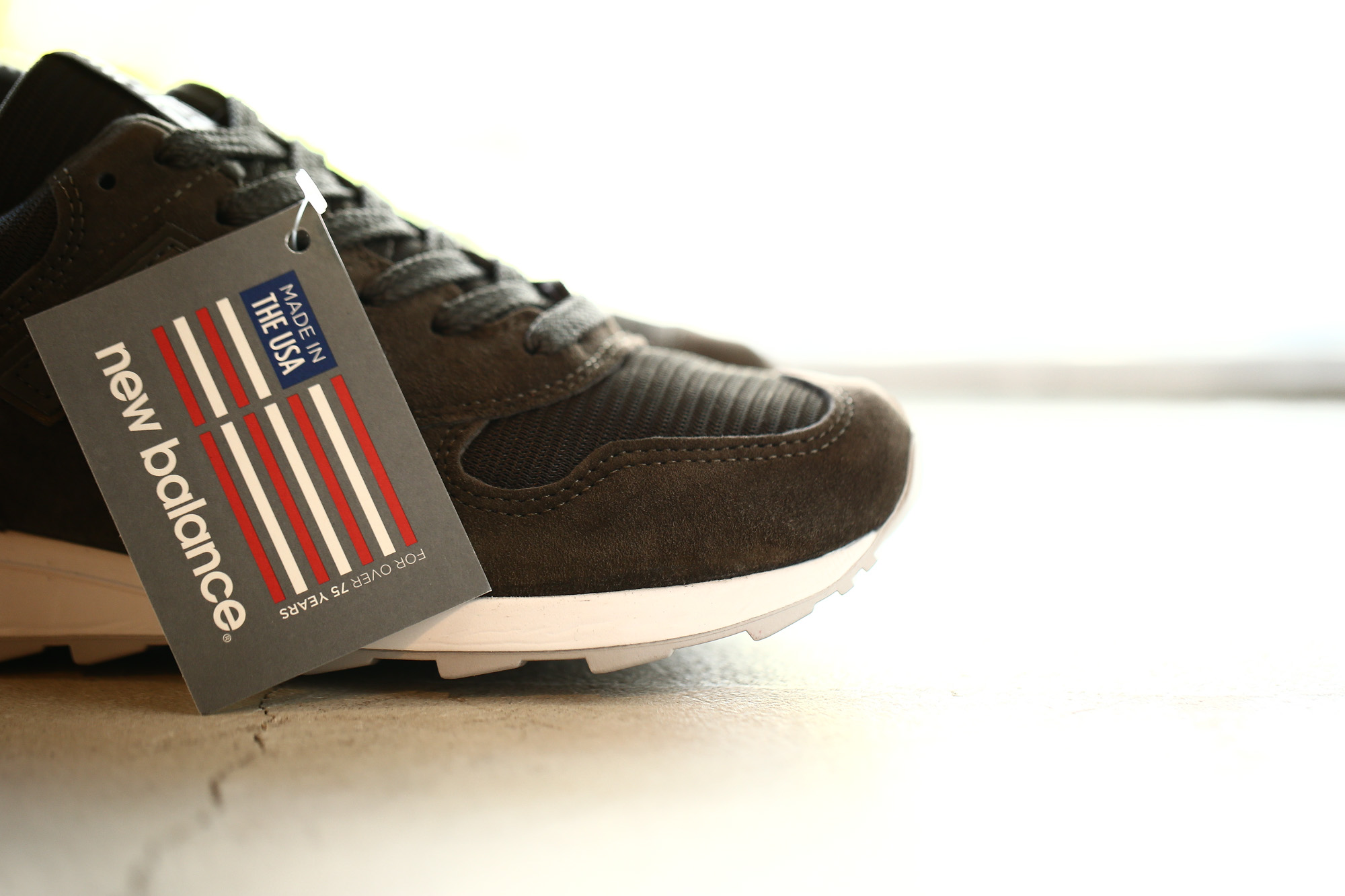 new balance (ニューバランス) M1400 MI LIMITED EDITION レザースニーカー BLACK OLIVE (ブラック オリーブ・MI) Made in USA (アメリカ製) 2018 春夏新作 newbalance ニューバランス m1400 リミテッドエディション 愛知 名古屋 Alto e Diritto アルト エ デリット