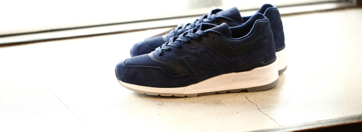 new balance (ニューバランス) M997 CO (CLASSICS TRADITIONNELS) LIMITED EDITION レザースニーカー NAVY (ネイビー・CO) Made in USA (アメリカ製) 2018 春夏新作 newbalance ニューバランス m997 リミテッドエディション 愛知 名古屋 ZODIAC ゾディアック