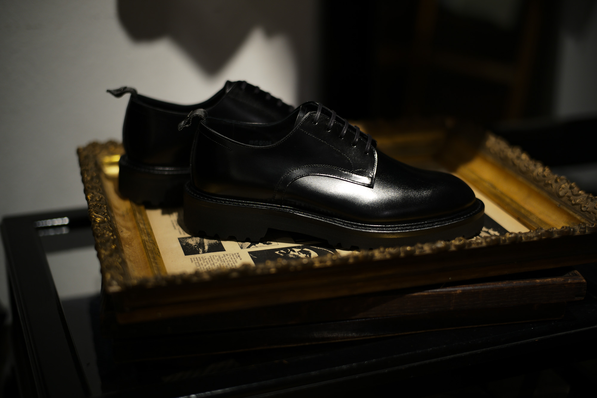 WH(ダブルエイチ) WH-0006(WHS-0006) Plane Toe Shoes  (干場氏 スペシャル モデル) Birdie Last(バーディラスト) ANNONAY Vocalou Calf Leather プレーントゥ シューズ BLACK(ブラック) MADE IN JAPAN(日本製) 2018 春夏新作 【干場氏、坪内氏の直筆サイン入り】【Alto e Diritto限定 スペシャルアイテム】wh 干場さん 干場スペシャル FORZASTYLE フォルザスタイル 愛知 名古屋 Alto e Diritto アルト エ デリット